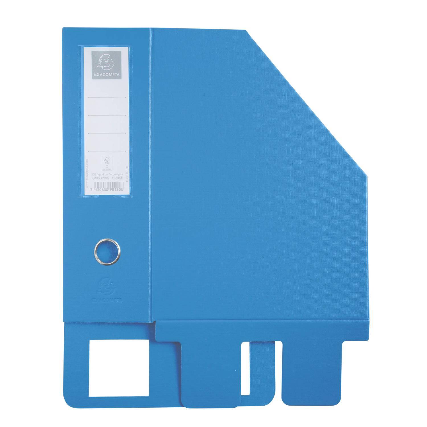 Exacompta 10x Stehsammler PP, Rücken 100mm, 23x31cm A4, sortiert, 90180E