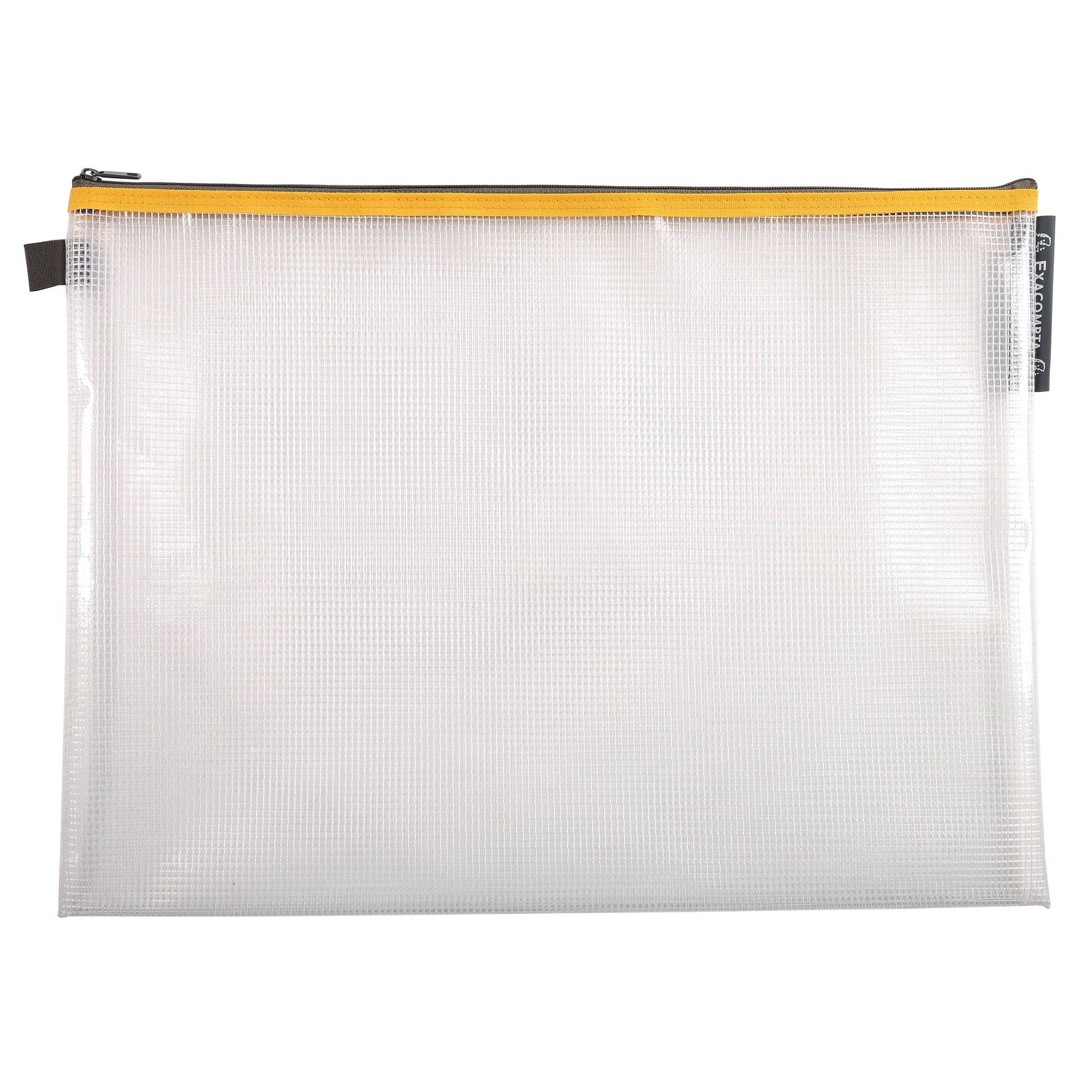 Exacompta 10x Tasche EVA + Reißverschluss, flexibel PP, DIN A3, sortiert, 34160E