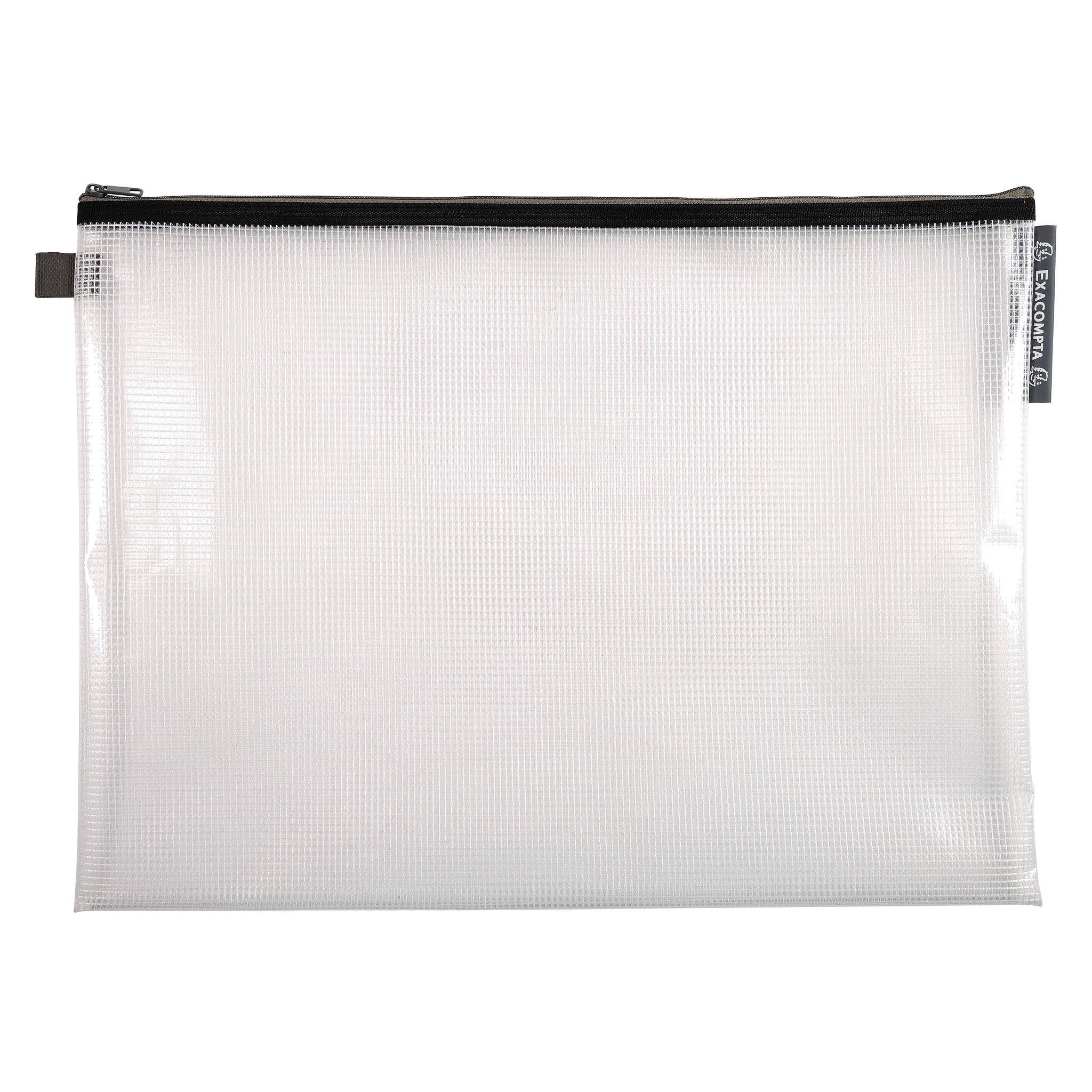 Exacompta 10x Tasche EVA + Reißverschluss, flexibel PP, DIN A3, sortiert, 34160E