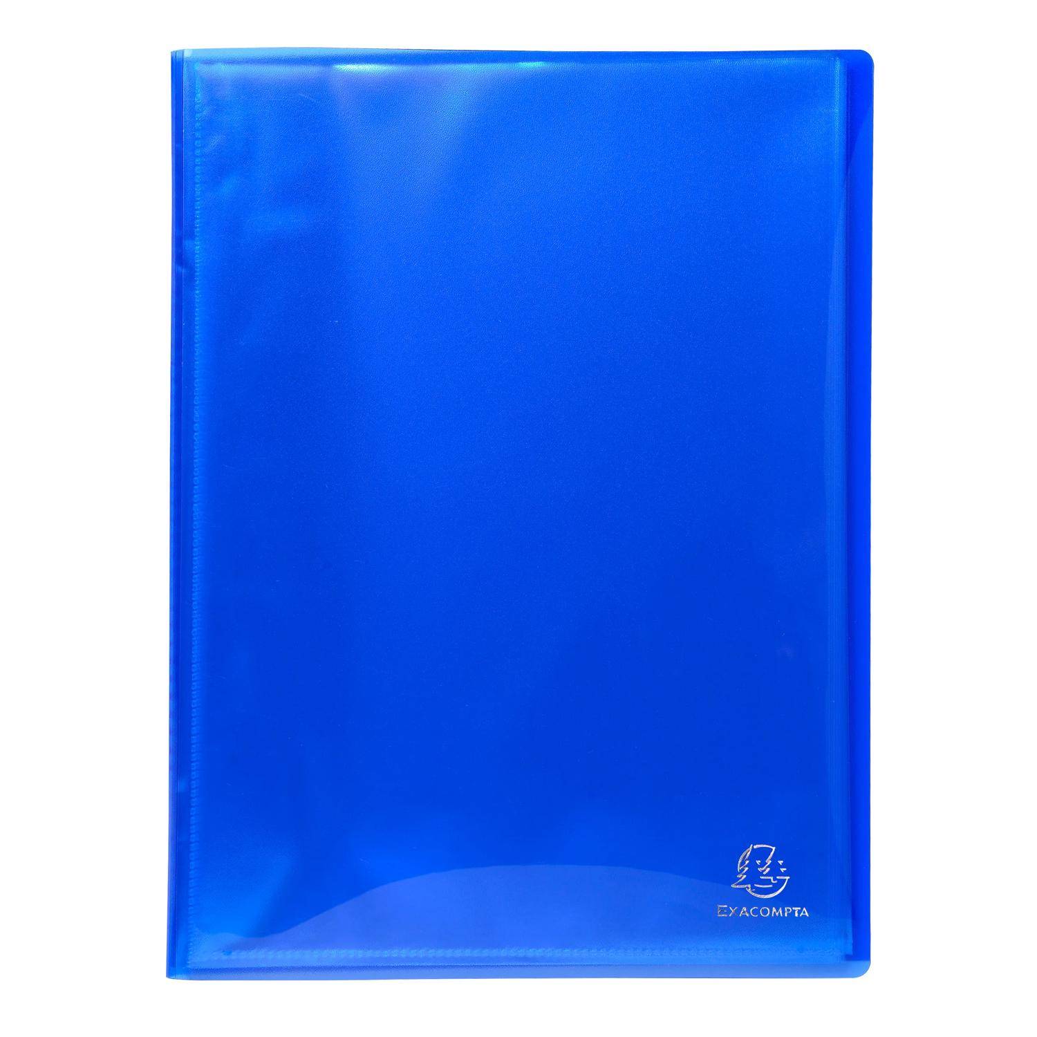 Exacompta 8x Sichtmappe PP 500µ, 100 Hüllen, 24x32cm A4, , sortiert, 85970E