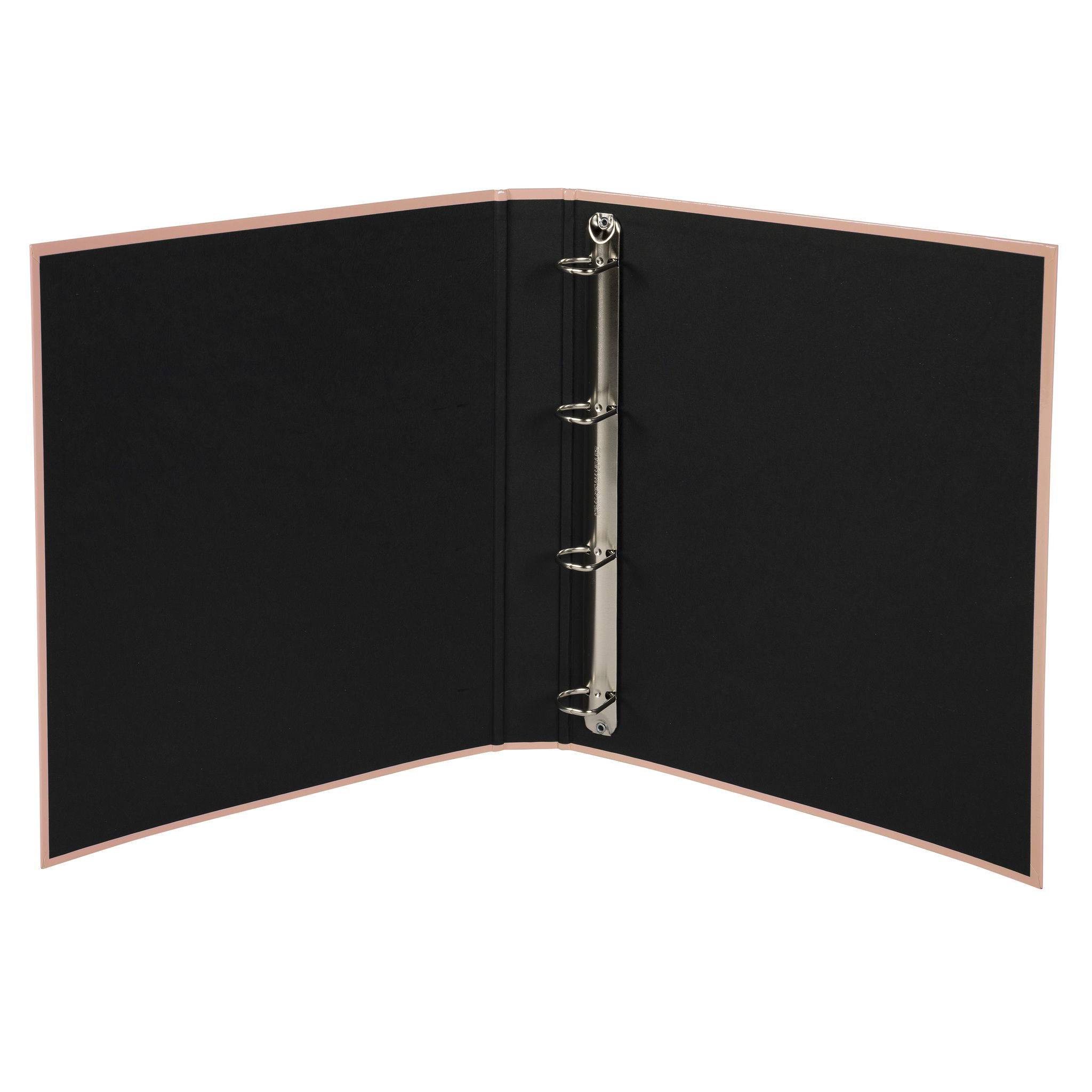 Exacompta 10x Ringbuch A4, 4 Ringe in D-Form 25mm, Aquarel, Korallenrot, 51567E