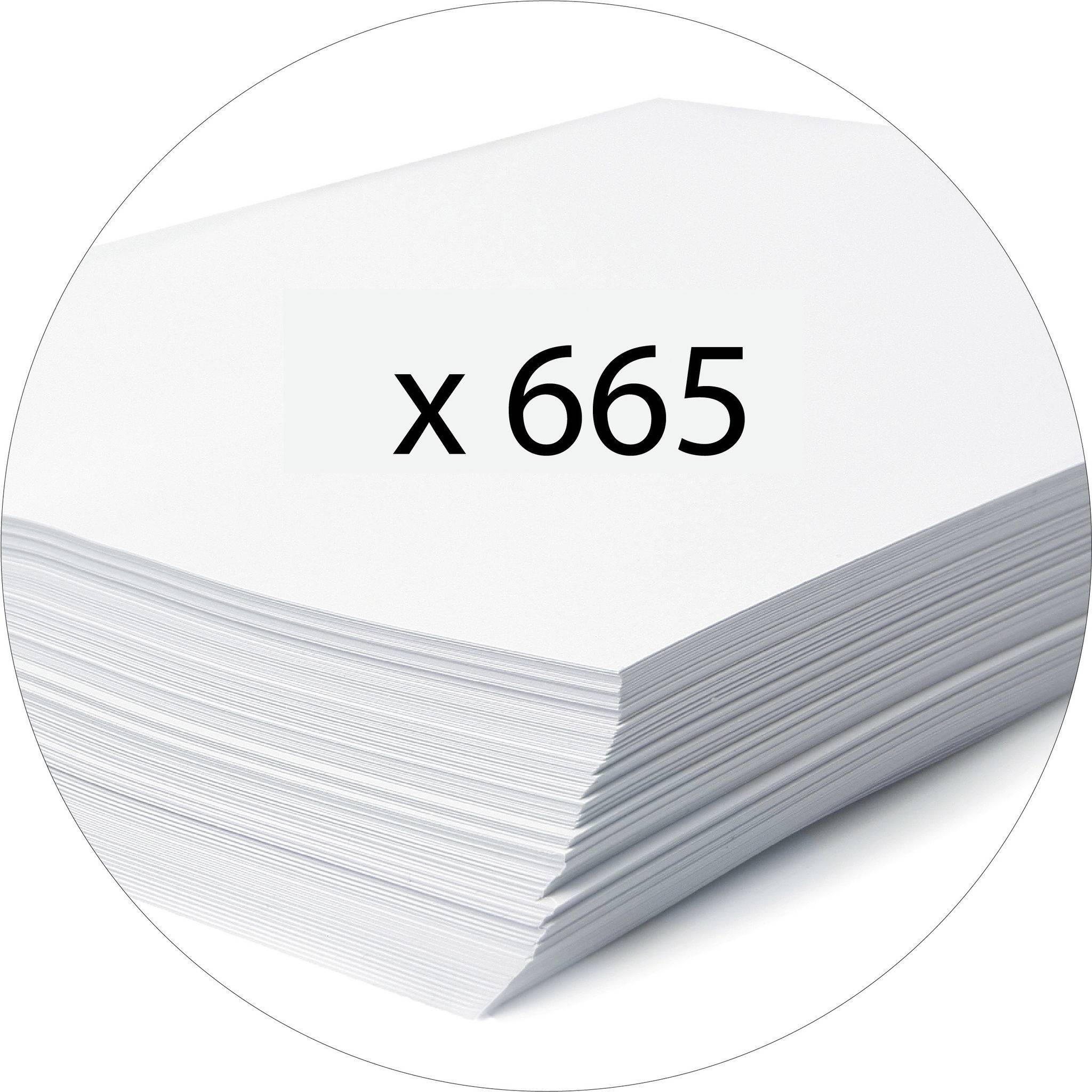 Exacompta 10x Ordner, Rücken 70mm, 1 Außenhülle, A4, Kreacover, Weiß, 53789E