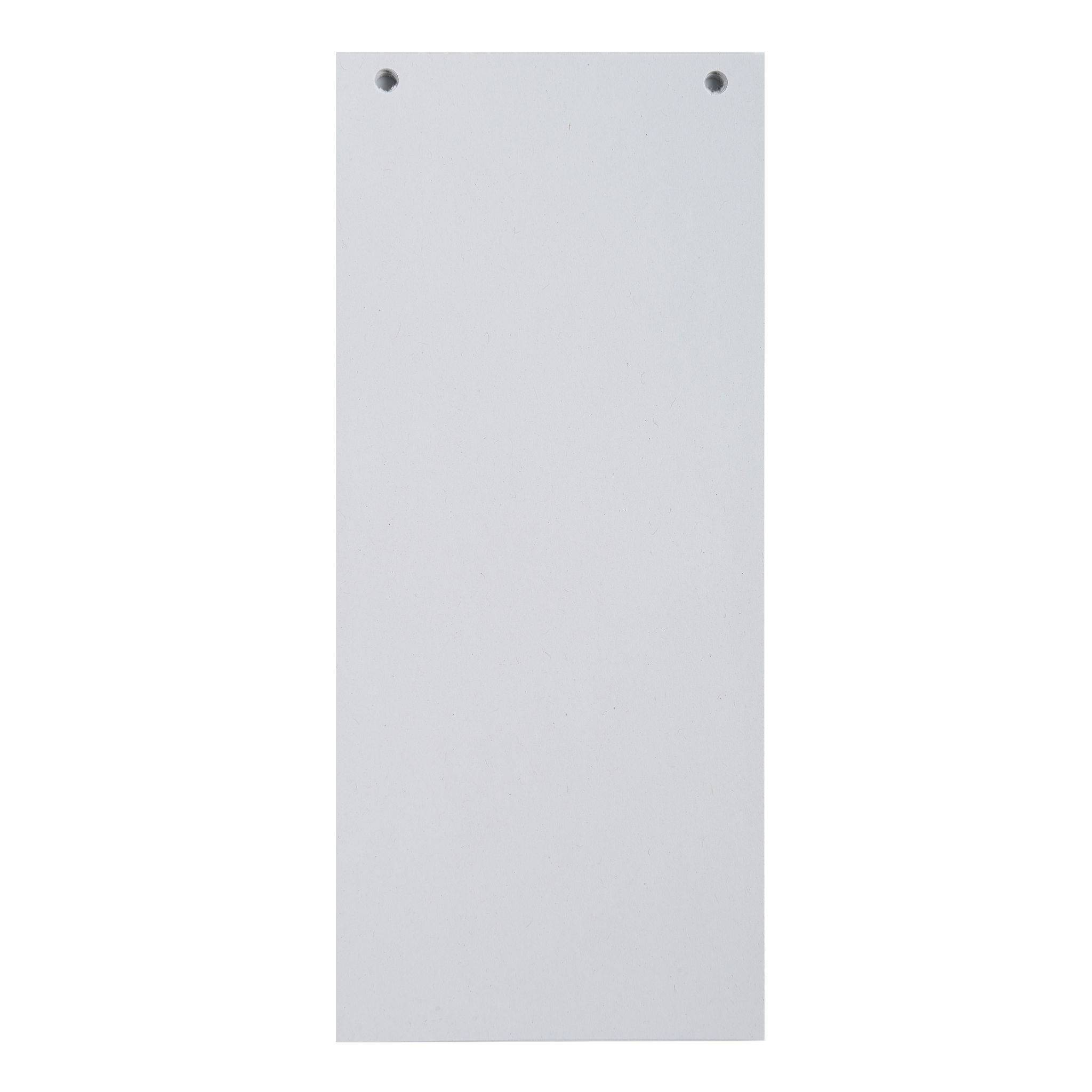 Exacompta 12x 100 Trennstreifen 2-fach gelocht RC Kart 105x240mm Weiß 13405B