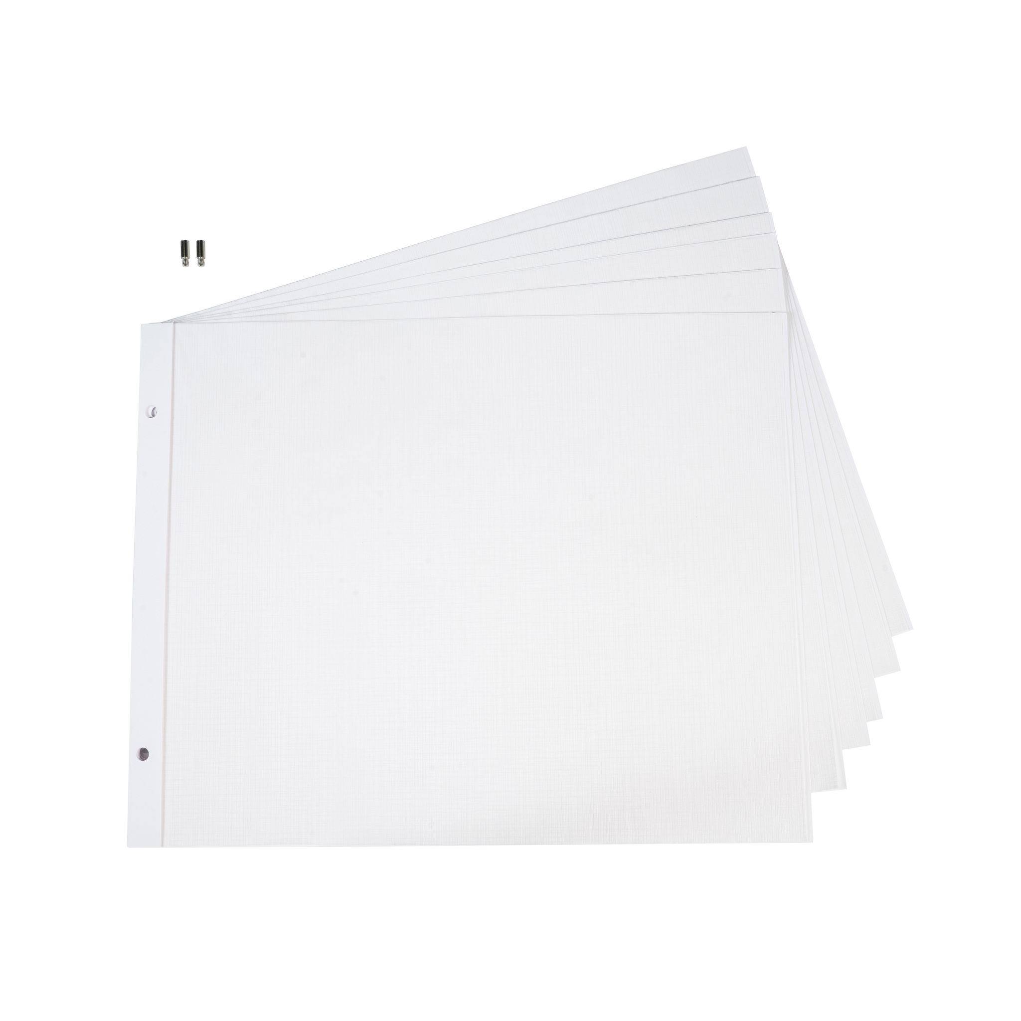 Exacompta 3x Einlagen Fotoalbum 29x37 weiß - Weiß - 16812E