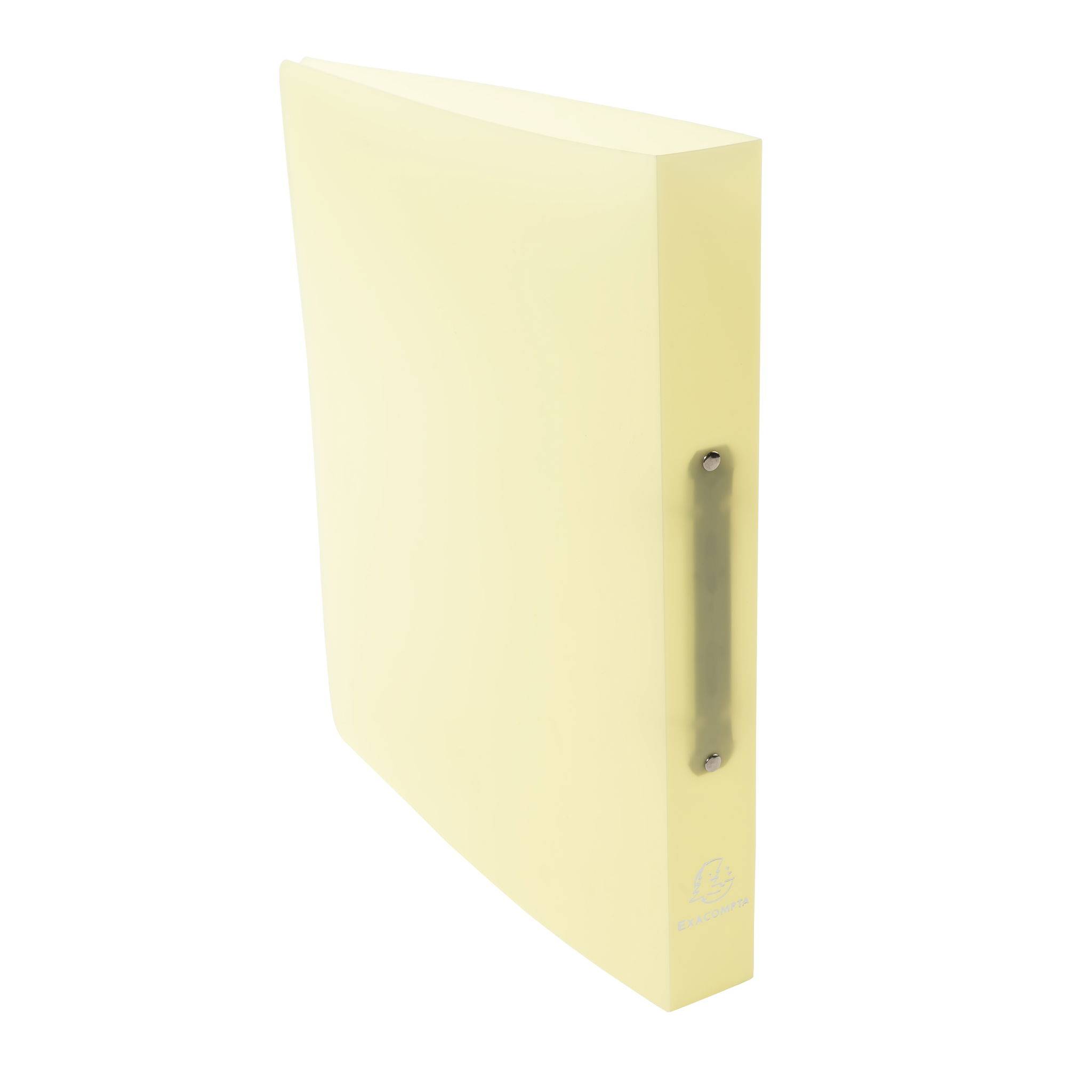 Exacompta 15x Ringbuch A4 Maxi Polypropylen + 2 Ringen 30mm, sortiert, 54970E