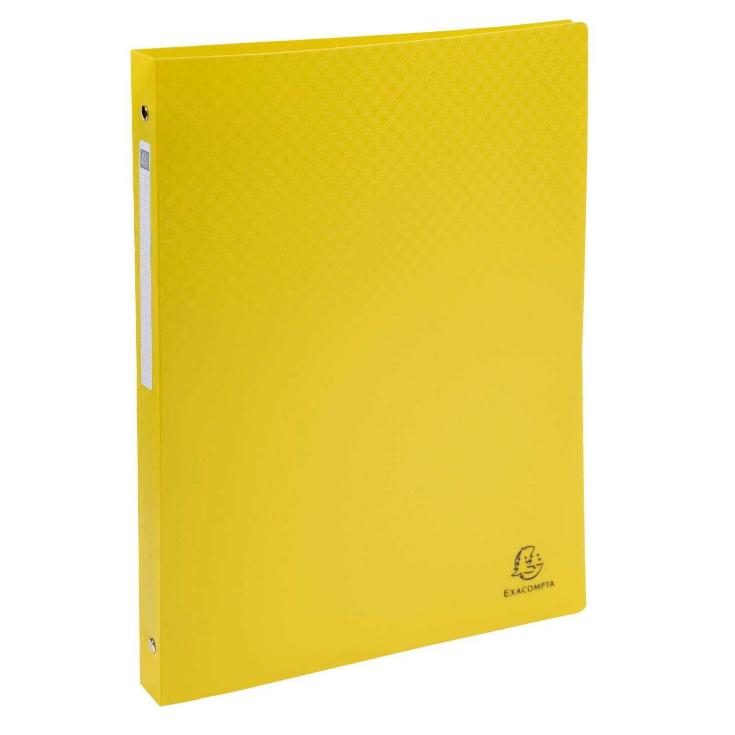 Exacompta 20x Ringbuch A4 Polypropylen + 4 Ringen 15mm, Young, sortiert, 51190E