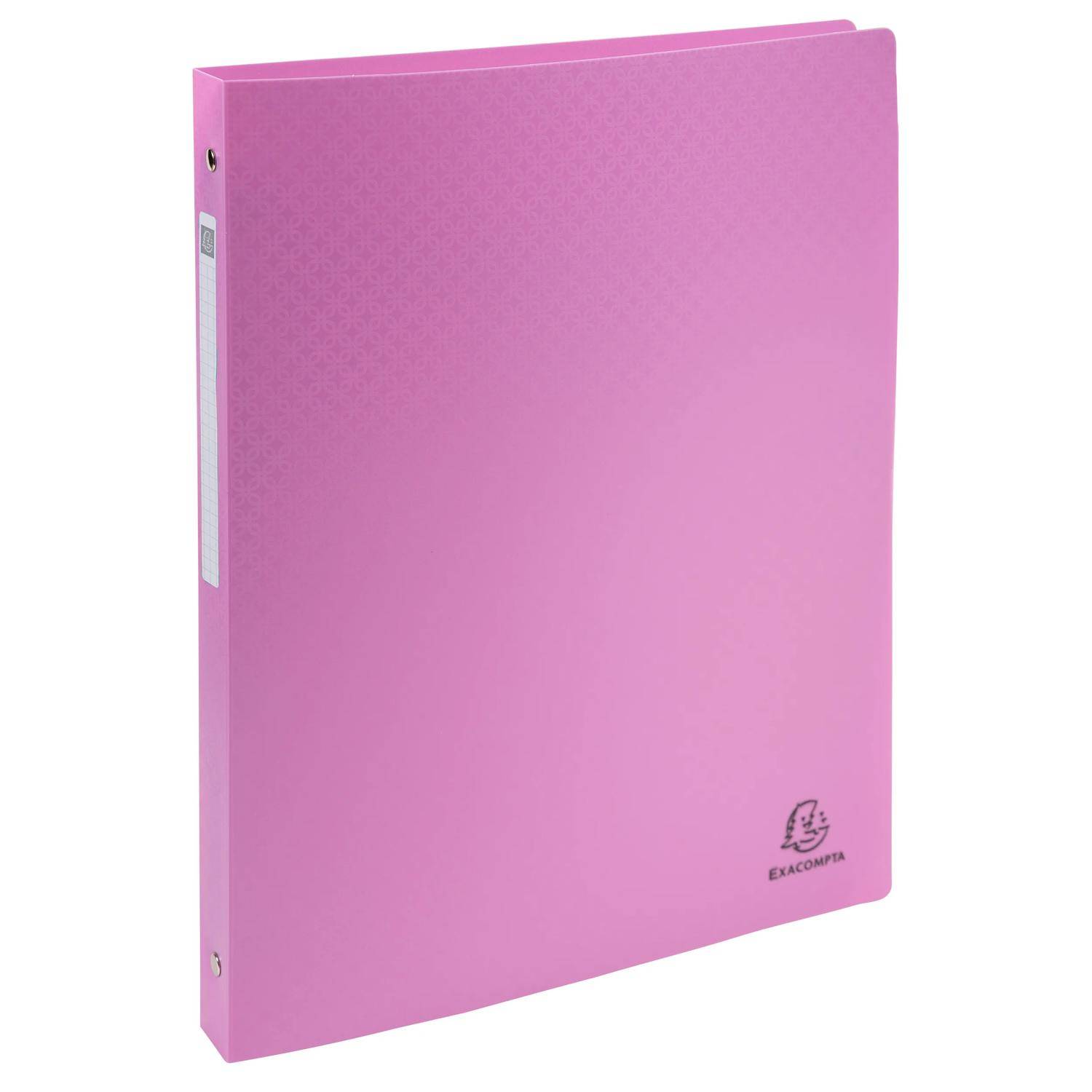 Exacompta 20x Ringbuch A4 Polypropylen + 4 Ringen 15mm, Young, sortiert, 51190E