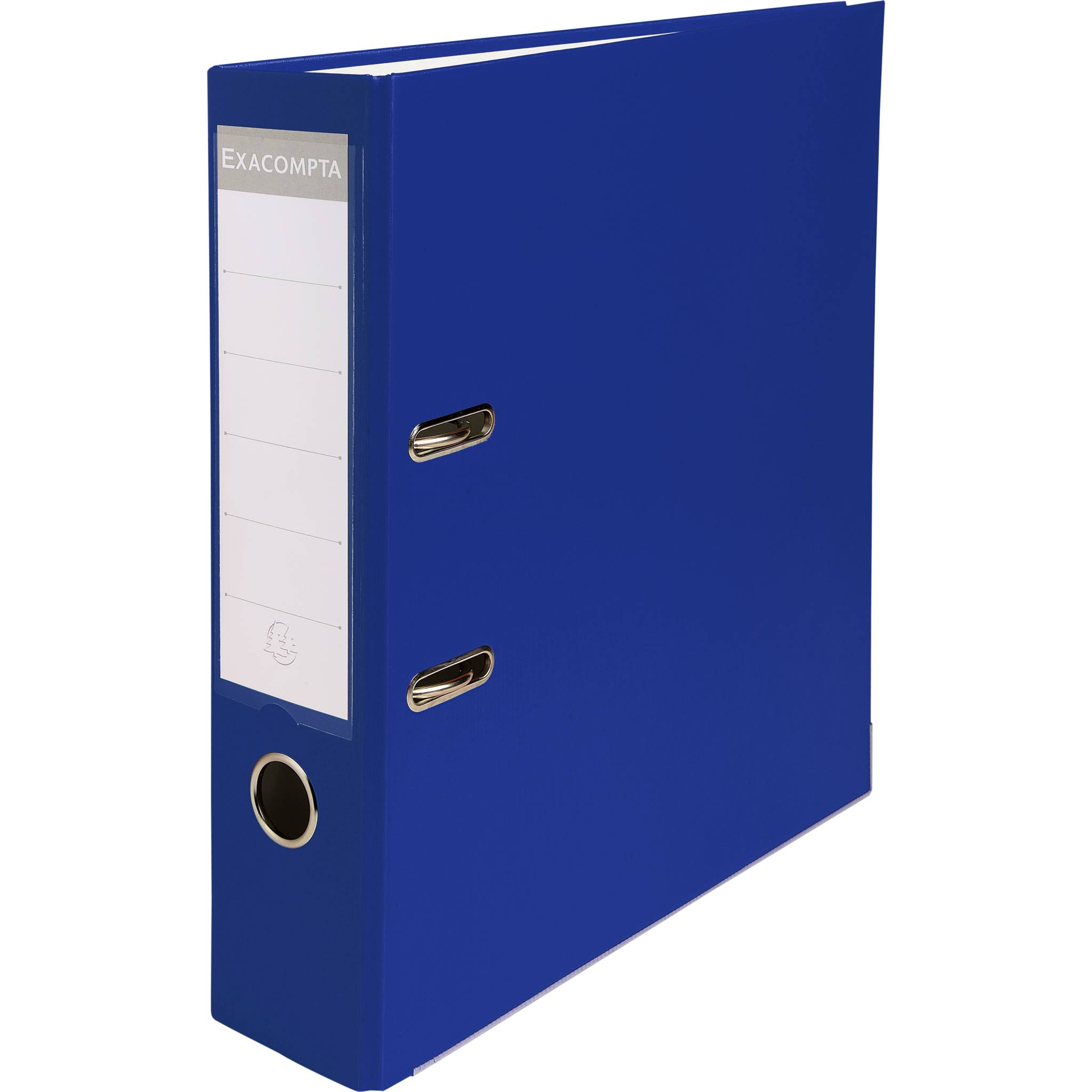 Exacompta 20x Ordner PP + 2 Ringen, Rücken 75mm, 318x284 mm A4, Blau, 918407B