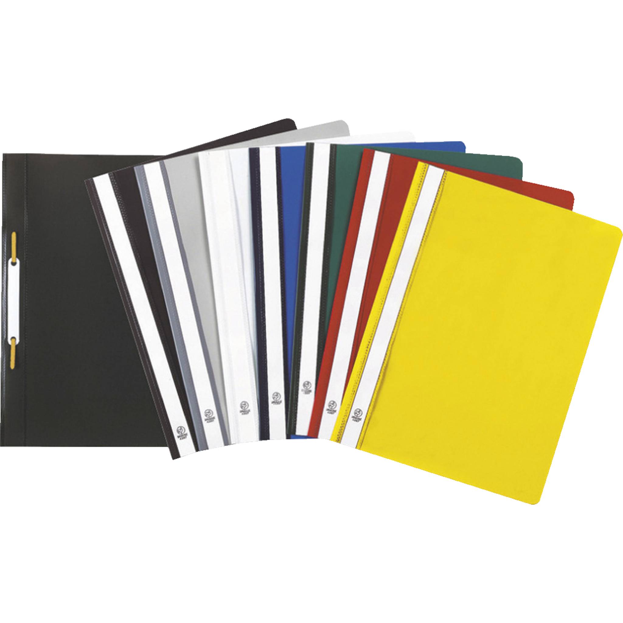 Exacompta 25x Schnellhefter A4 aus PP - Farben sortiert - 449225B