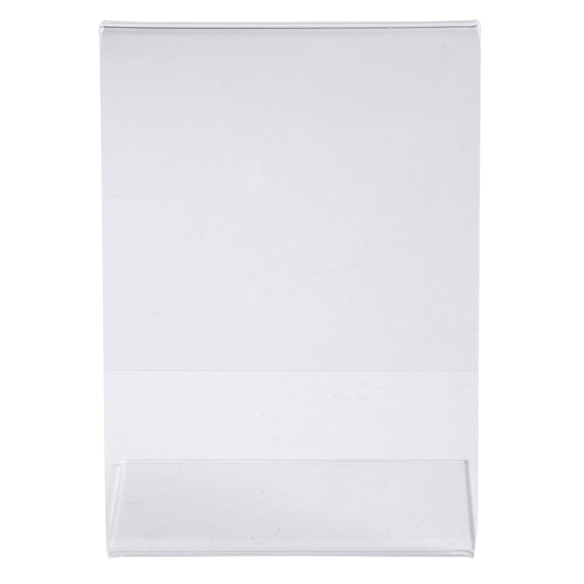 Exacompta 30x schräger Tischaufsteller A6 Hochformat/Querformat Kristall 86058D