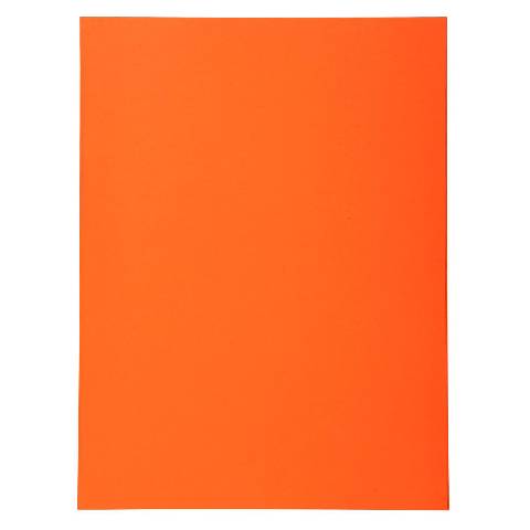 Exacompta 5x Pack 100 Aktendeckeln Recycling 220g A4 - Orange - 410007E