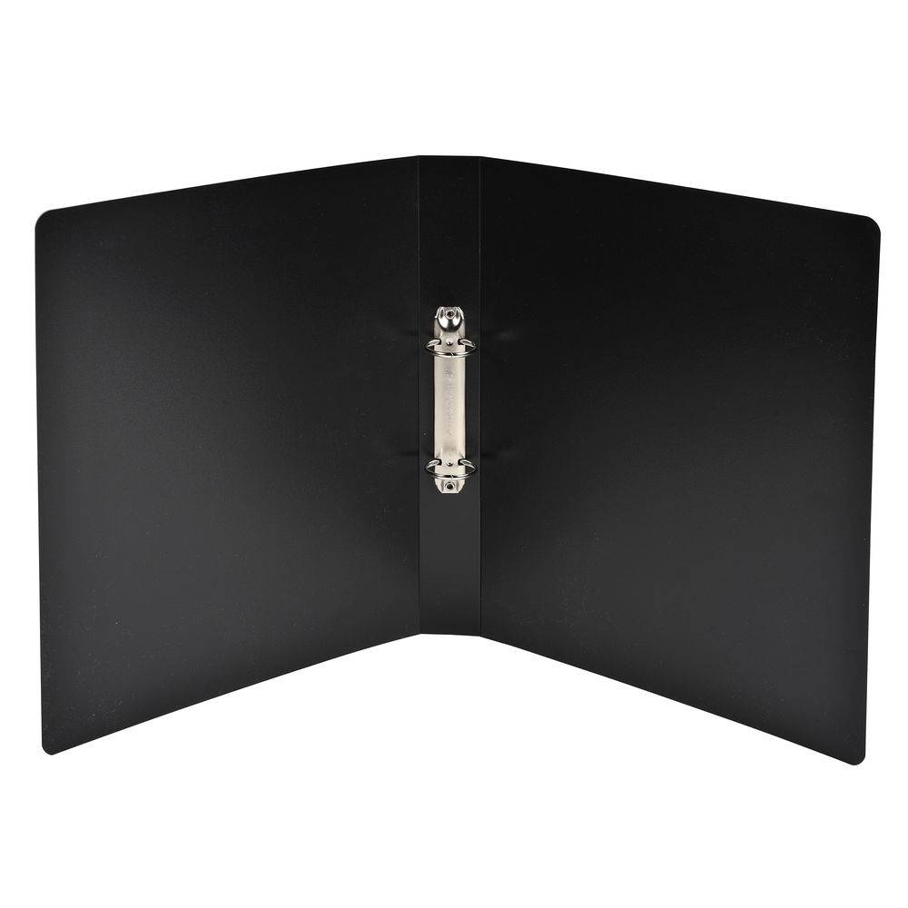 Exacompta 10x Ringbuch PP 1000µ 2Ring Rücken 40mm A4 Überbreite Schwarz 54391E