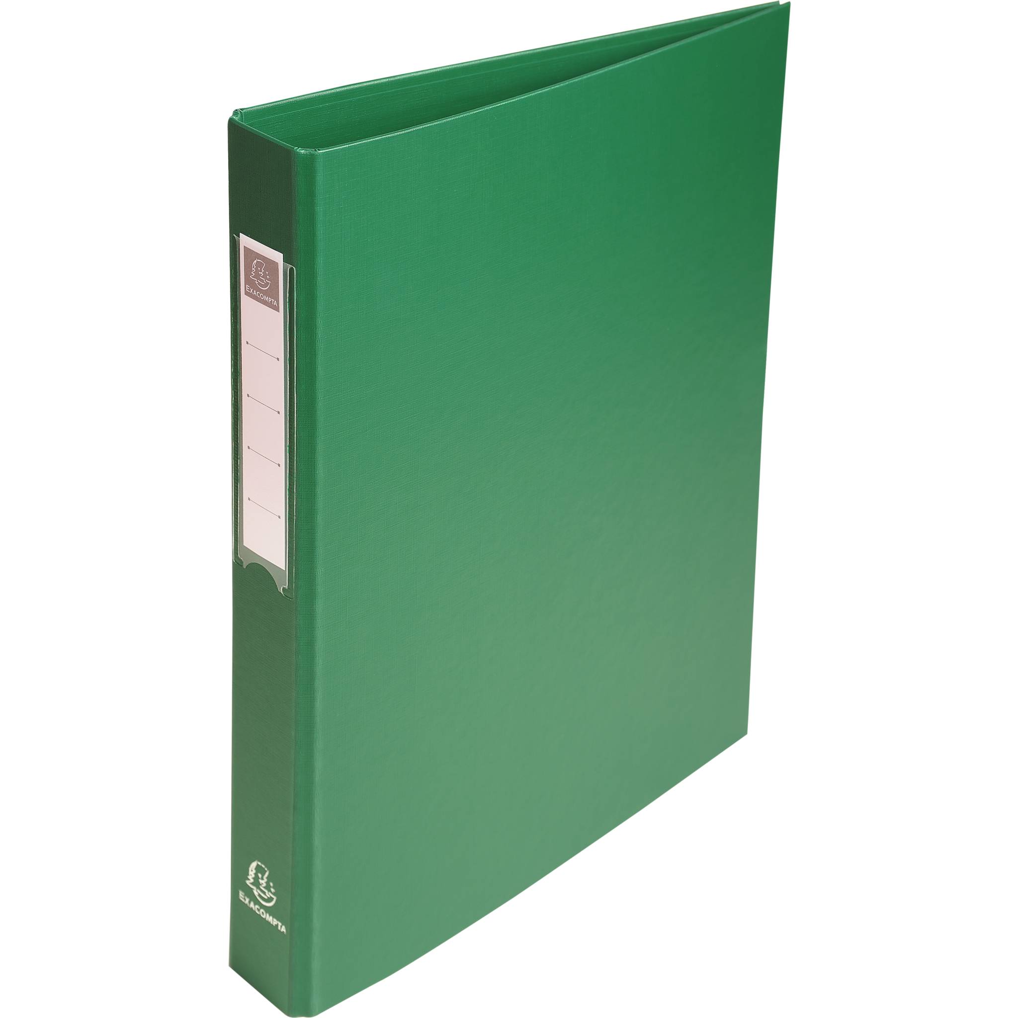 Exacompta 10x Ringbuch Karton 18mm PP 4Ring 25mm Rücken 40mm A4 Grün 51383E