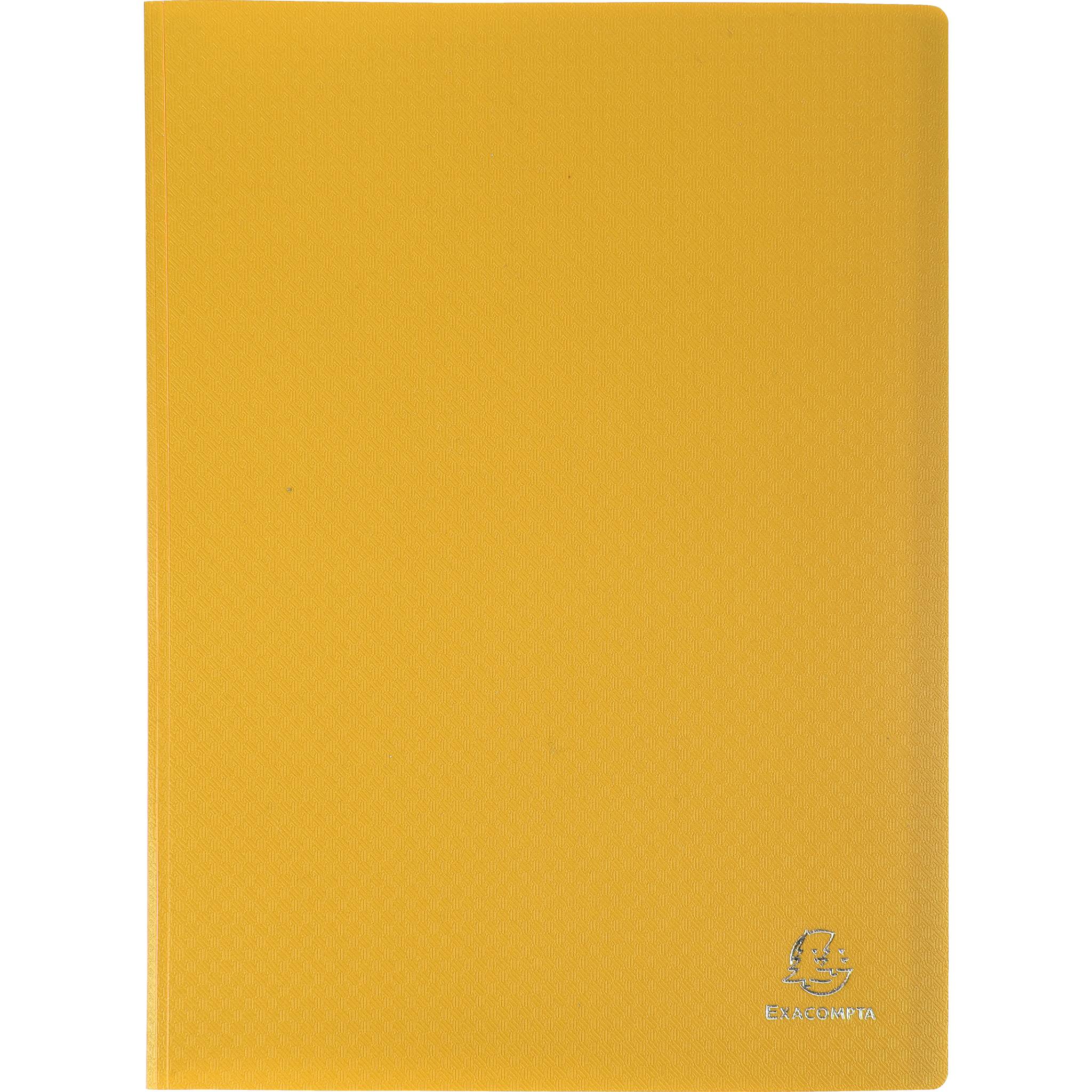 Exacompta 15x Sichtmappe A4 flexiblem Polypropylen, opak, 30 Hüllen, Gelb, 8539E