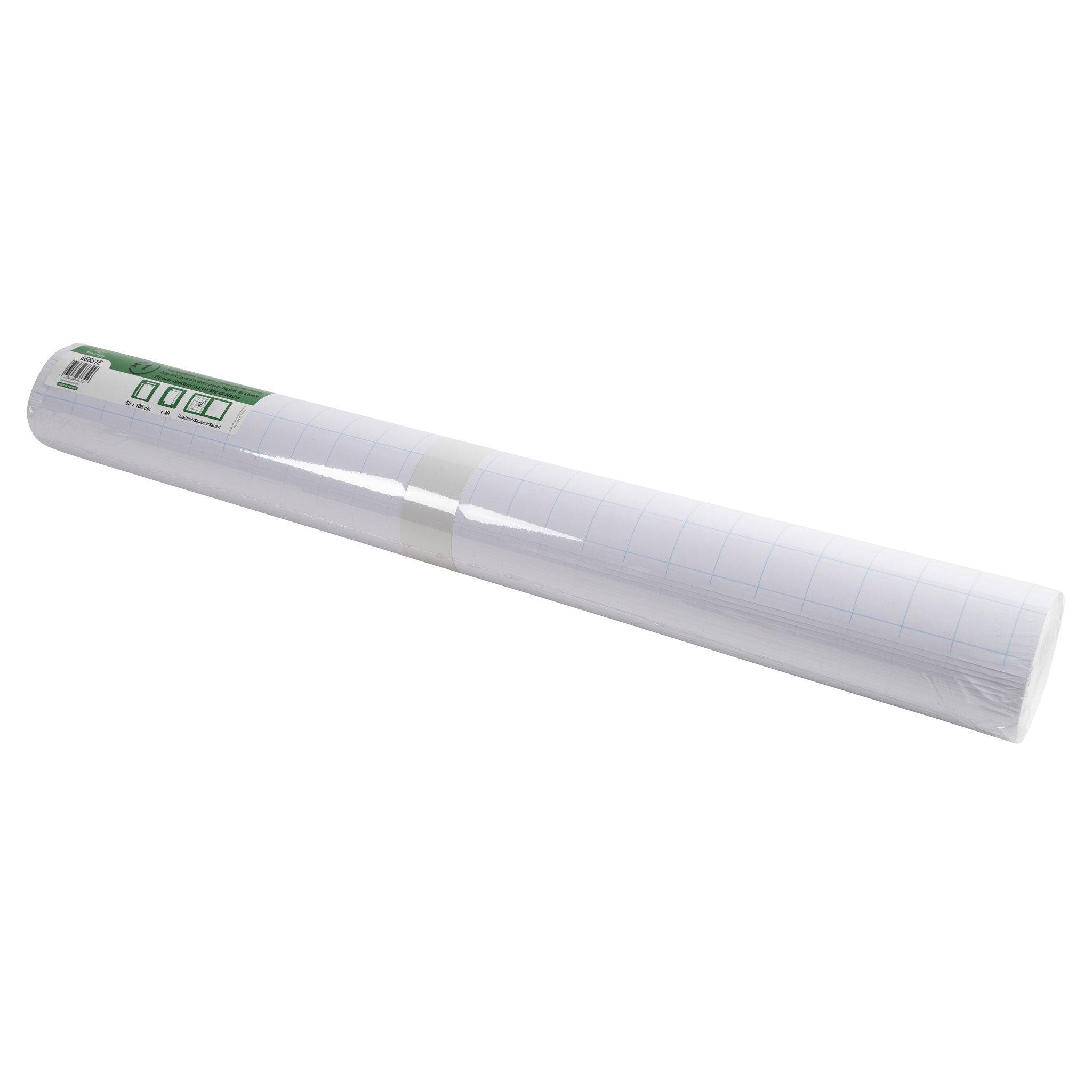 Exacompta 5x Flipchartblock Mikroperforierung kariert 40 Blatt 65x100cm 66651E