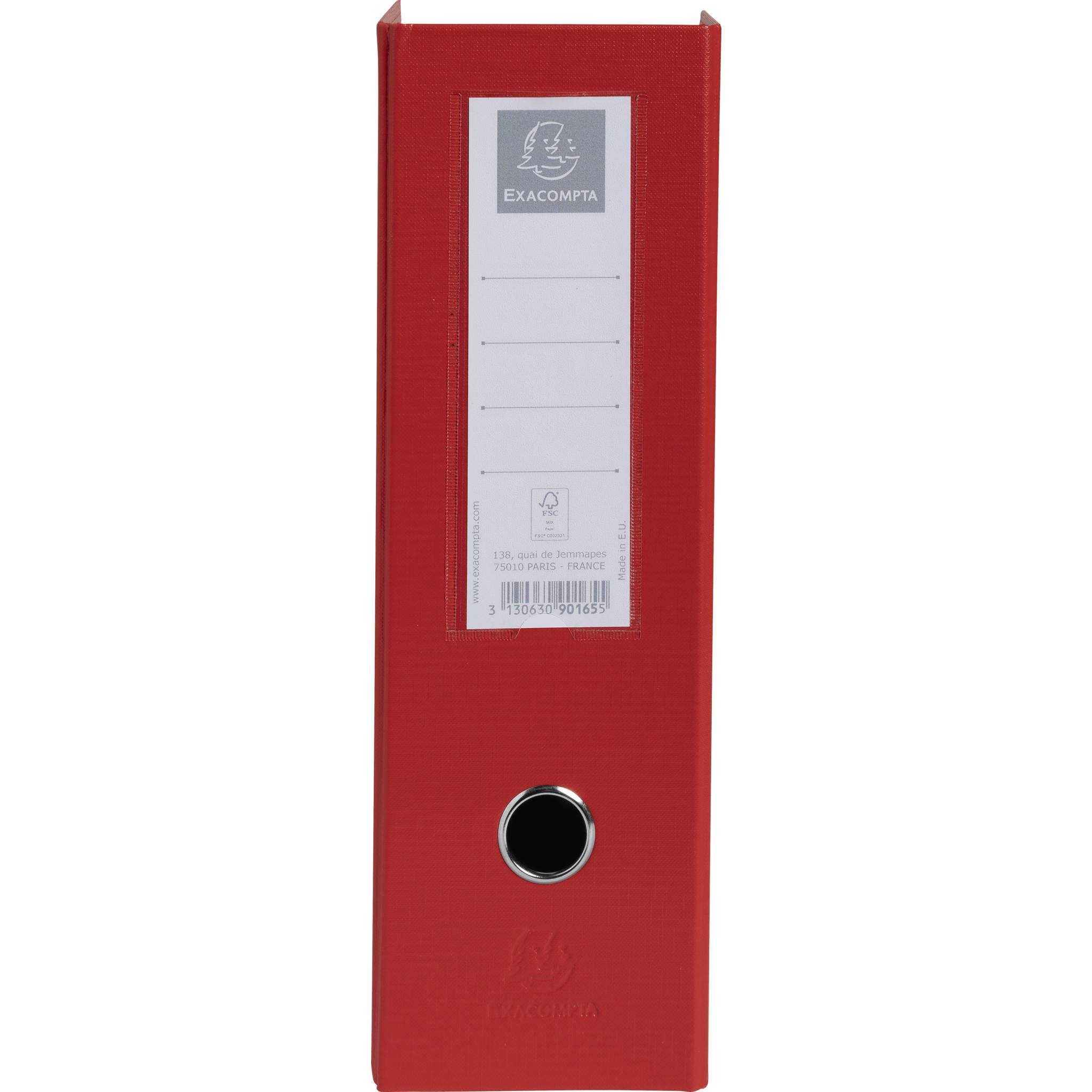 Exacompta 10x Stehsammler PP, Rückenbreite 100mm, 23x31cm für A4 - Rot - 90165E