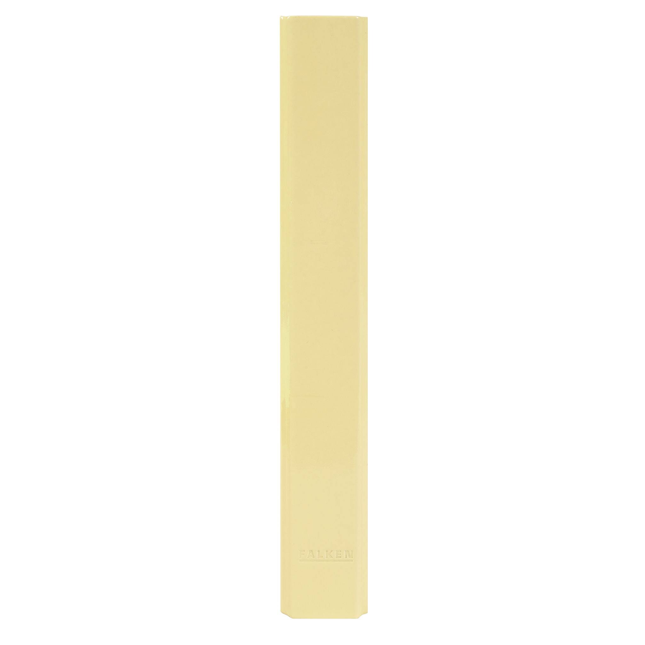 Exacompta 10x Ringbuch A4, 2 Ringe in D-Form 25mm, Aquarel - Zitrusgelb - 54569E
