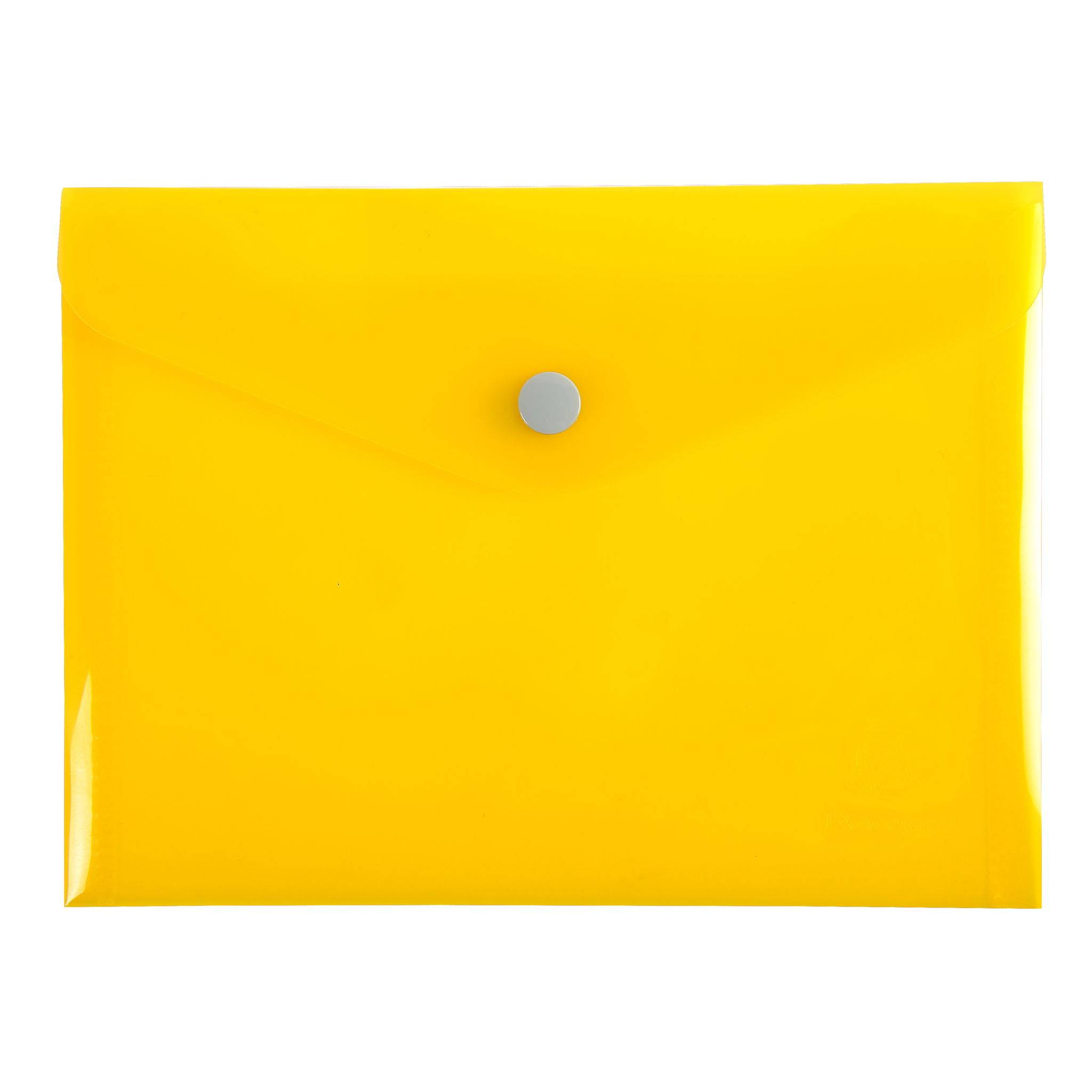 Exacompta 30x Tasche mit Druckknopf Iderama aus PP - Farben sortiert - 34410E