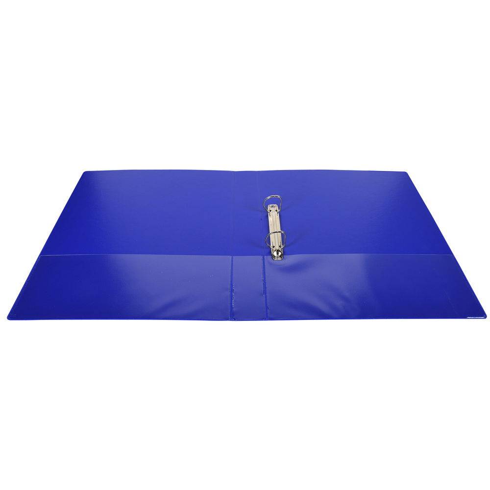 Exacompta 10x Ringbuch PP 2Ring 25mm in D-Form Rücken 47mm A4 Maxi Blau 51826BE