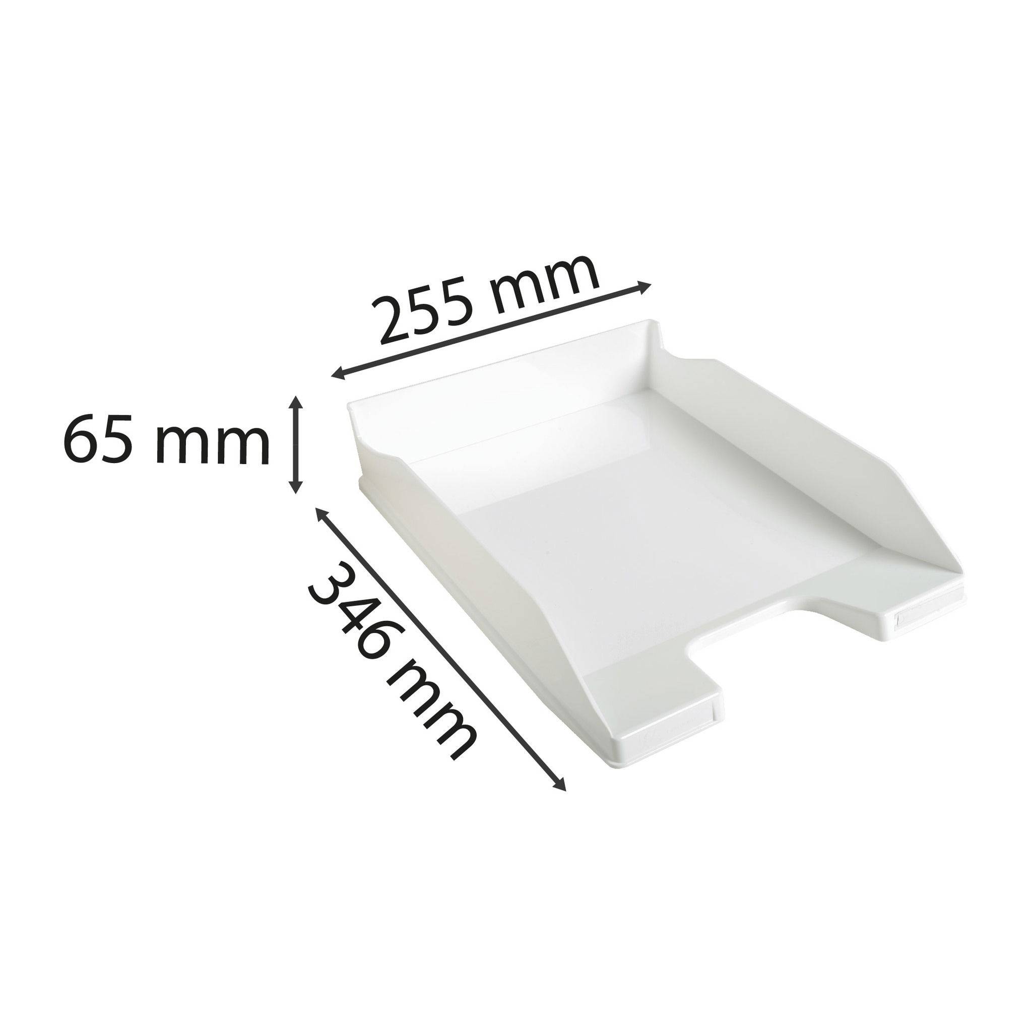 Exacompta 6x Briefablage COMBO MIDI, Kollektion Office - Weiß glossy - 113213D