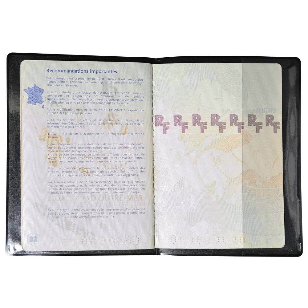 Exacompta 10x Schutzhülle für RFID Chips 100x135cm Hidentity Schwarz 5404E