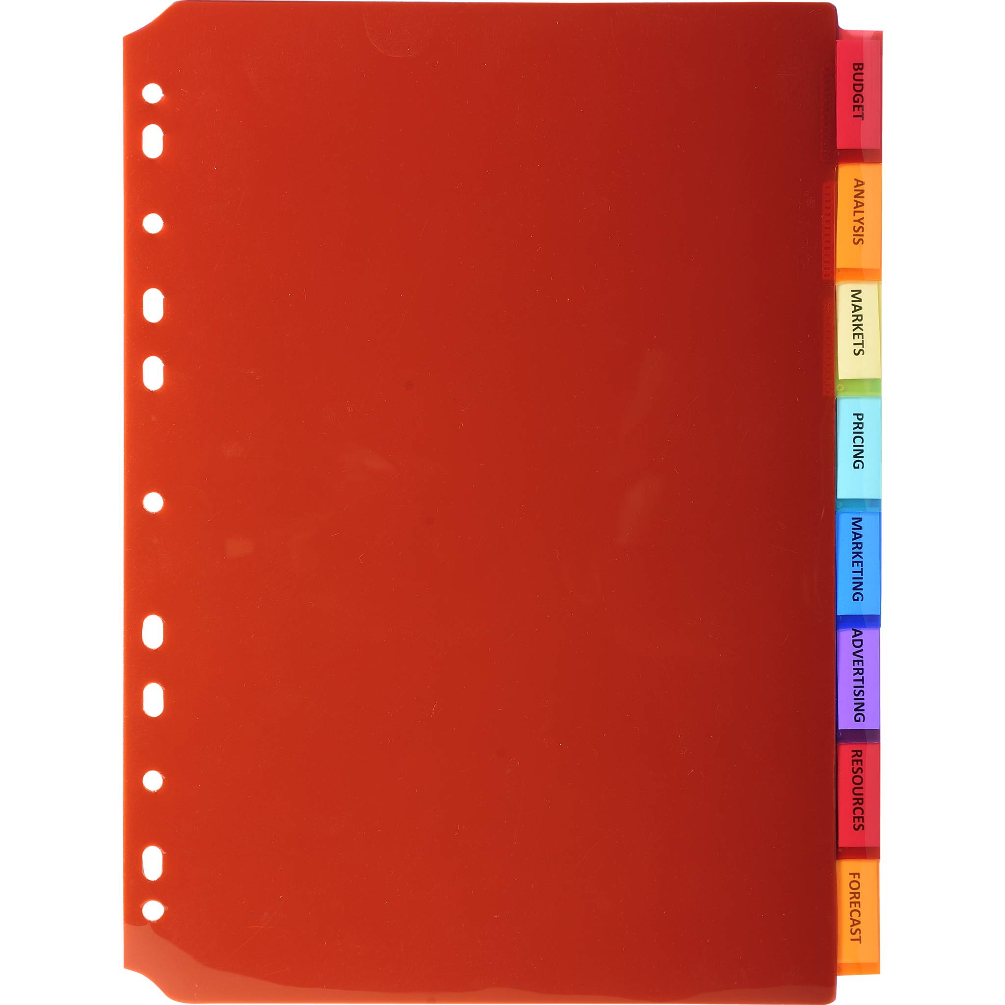 Exacompta 10x Register PP transluzent 200µ, 8-teilig, für DIN A4 - 3908E