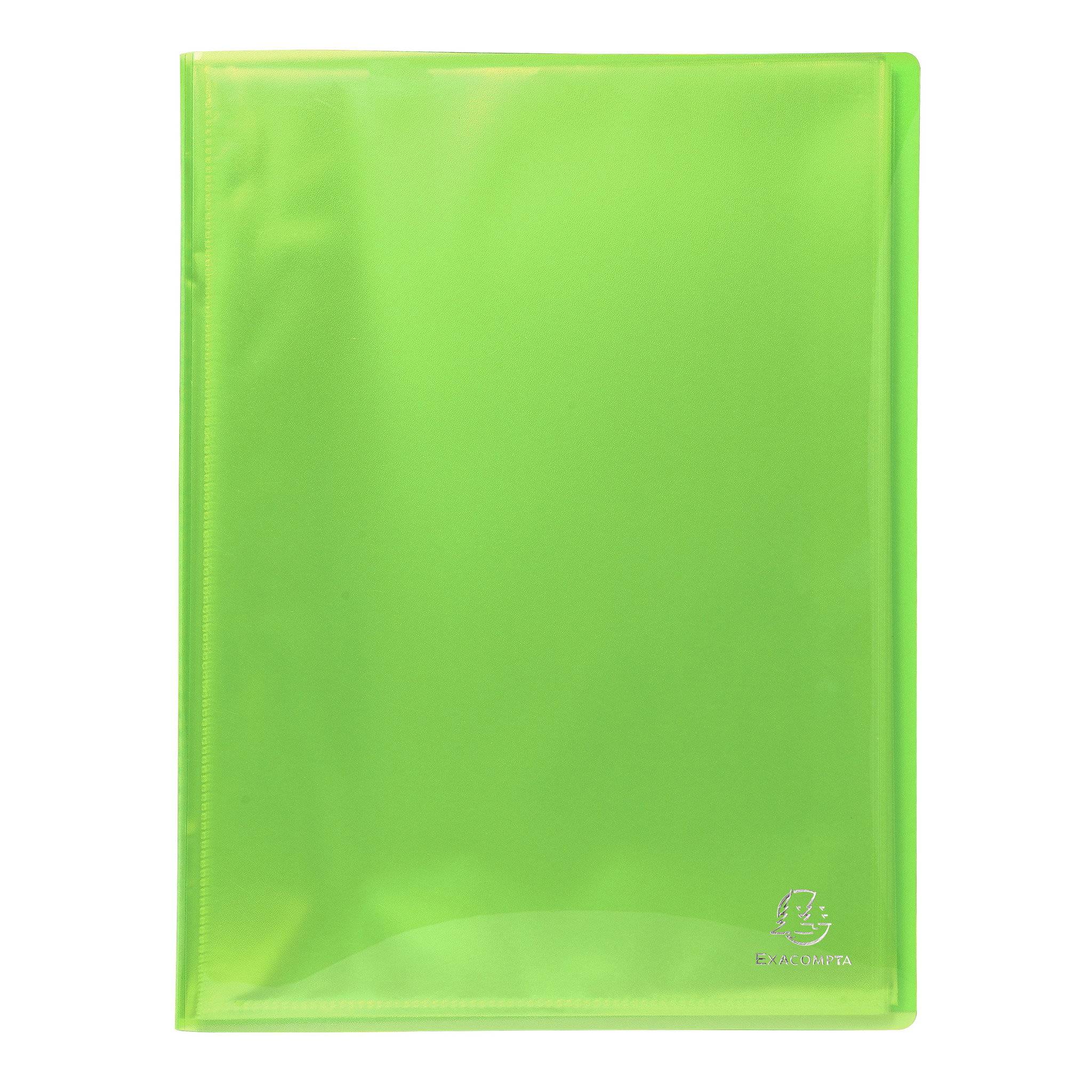 Exacompta 8x Sichtmappe PP 500µ, 60 Hüllen, 24x32cm A4, , sortiert, 85280E