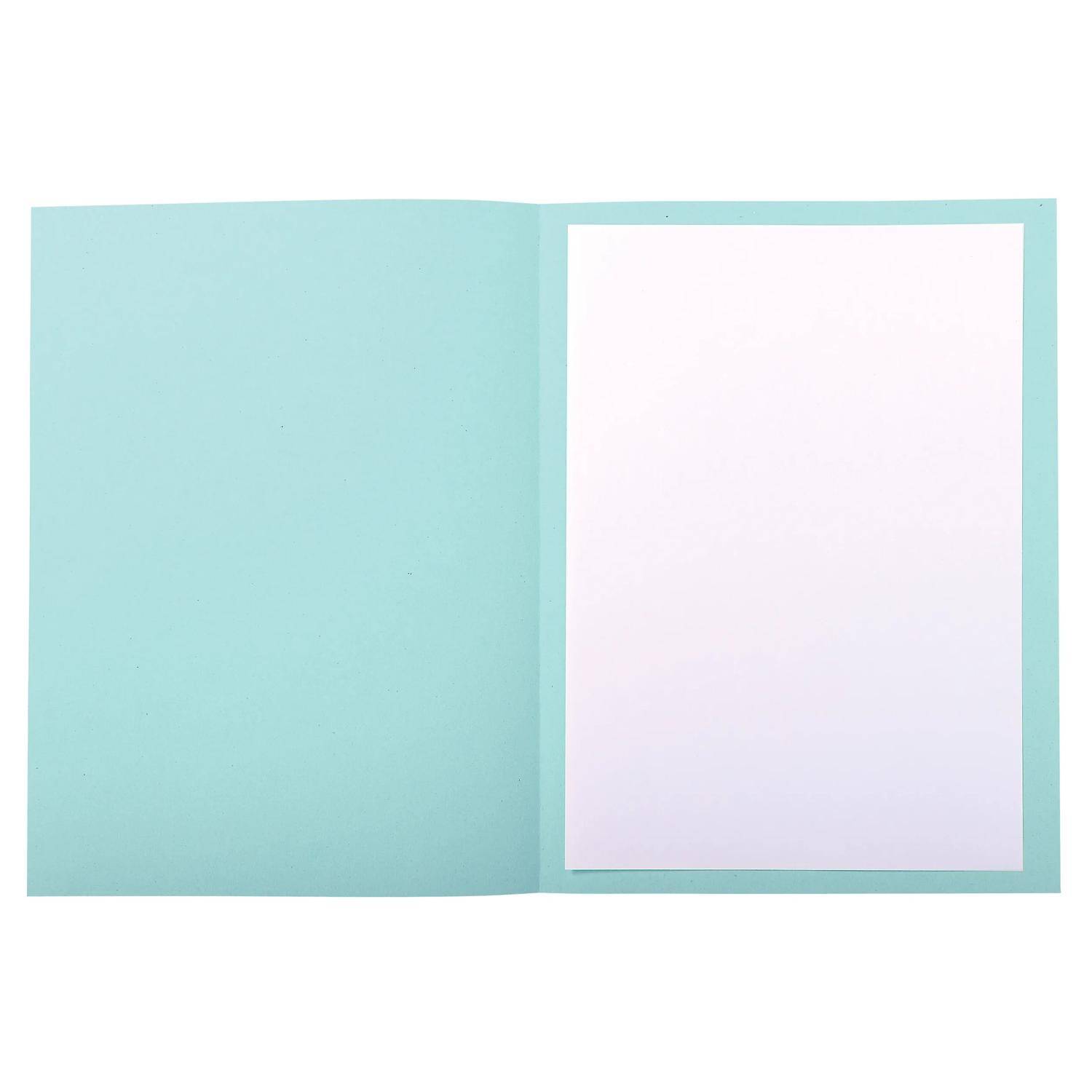 Exacompta 5x Pack 50 Aktendeckeln mit Index, RC, A4 , - Hellblau - 435006E