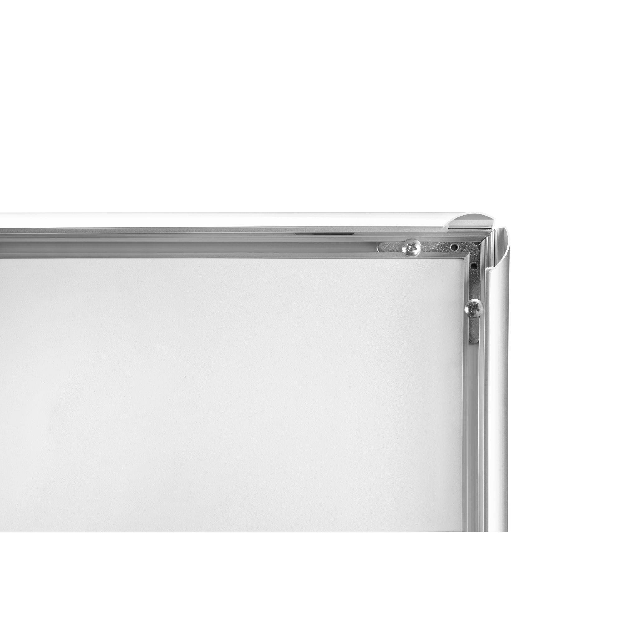 Exacompta 5x Wandplakatrahmen + Rahmen Aluminium A4, Exacryl, Kristall, 8494358D