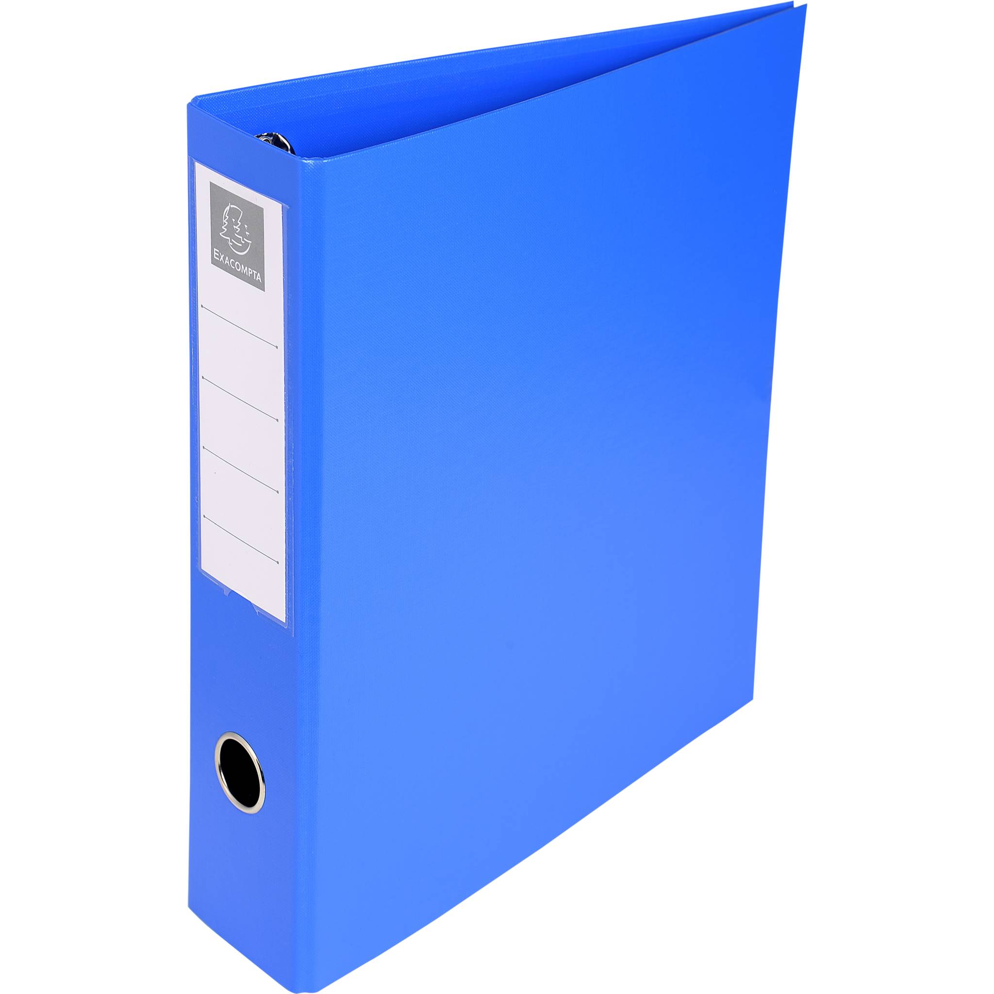 Exacompta 10x Ringbuch Karton 4Ring 50mm Rücken 70mm 32x29cm A4 Maxi Blau 51742E