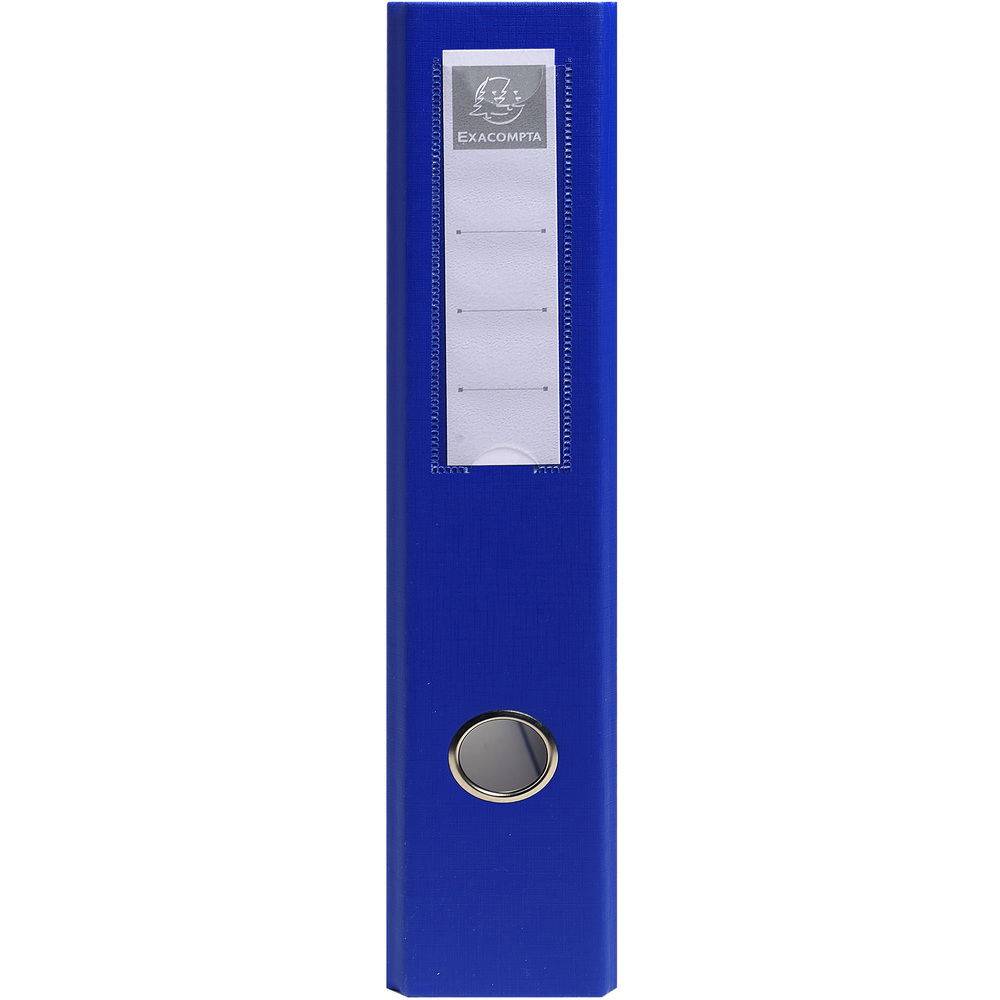 Exacompta 10x Ringbuch Karton 4Ring 50mm Rücken 70mm 32x29cm A4 Maxi Blau 51742E