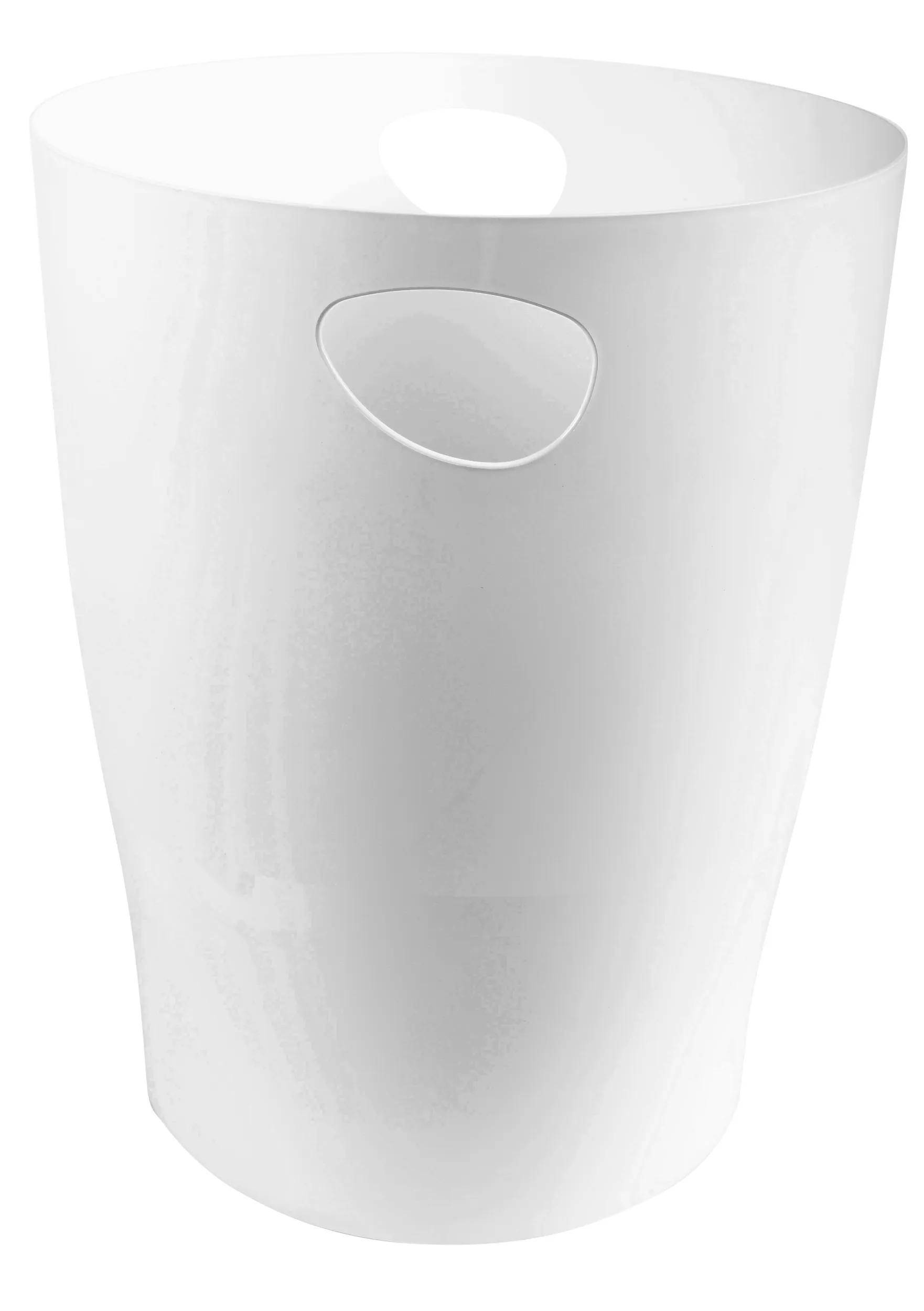 Exacompta 8x Papierkorb ECOBIN, 15 Liter, Office - Weiß - 45313D