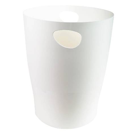 Exacompta 8x Papierkorb ECOBIN, 15 Liter, Office - Weiß - 45313D