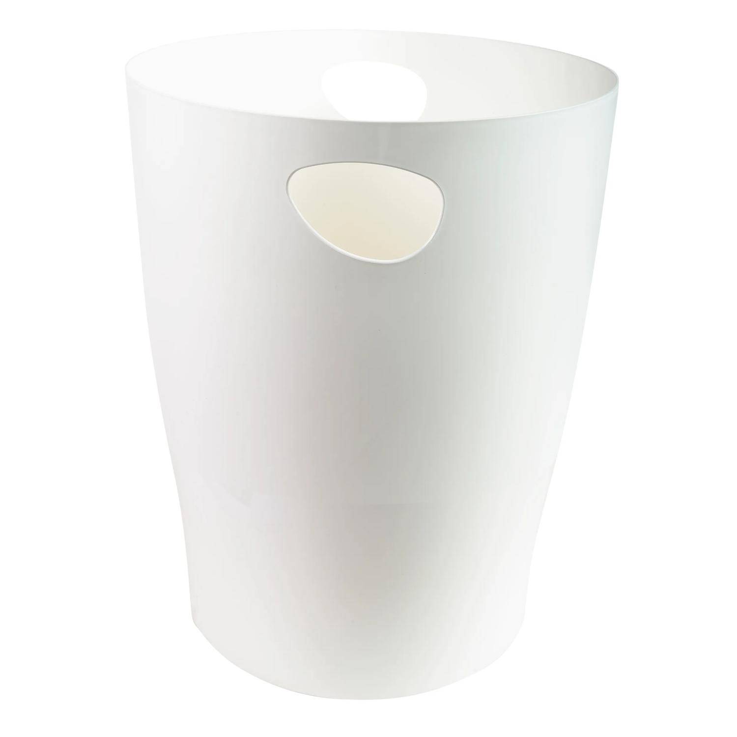 Exacompta 8x Papierkorb ECOBIN, 15 Liter, Office - Weiß - 45313D