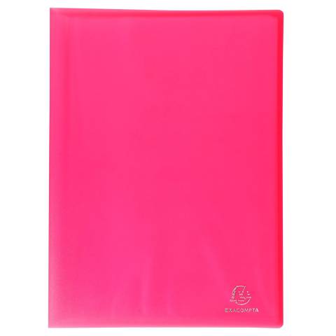 Exacompta 12x Sichtmappe PP 500µ + 40 Hüllen , A4, Rot, 85465E