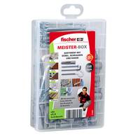 Fischer MEISTER-BOX UX, Schrauben- & Dübelsatz, Beton, Grau, 75 Stück(e), Box