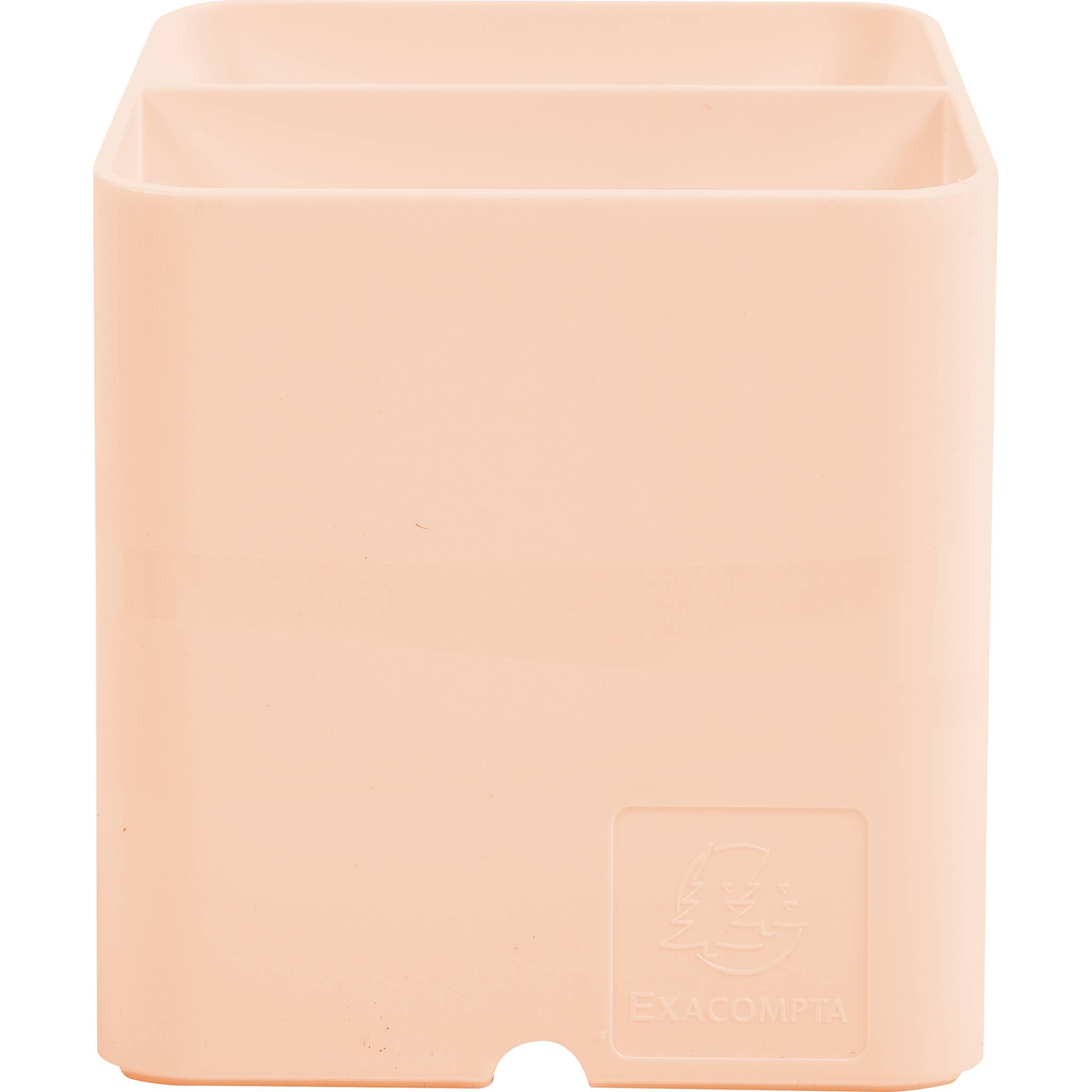 Exacompta 10x Stifteköcher PEN-CUBE, Aquarel - Korallenrot - 67761D