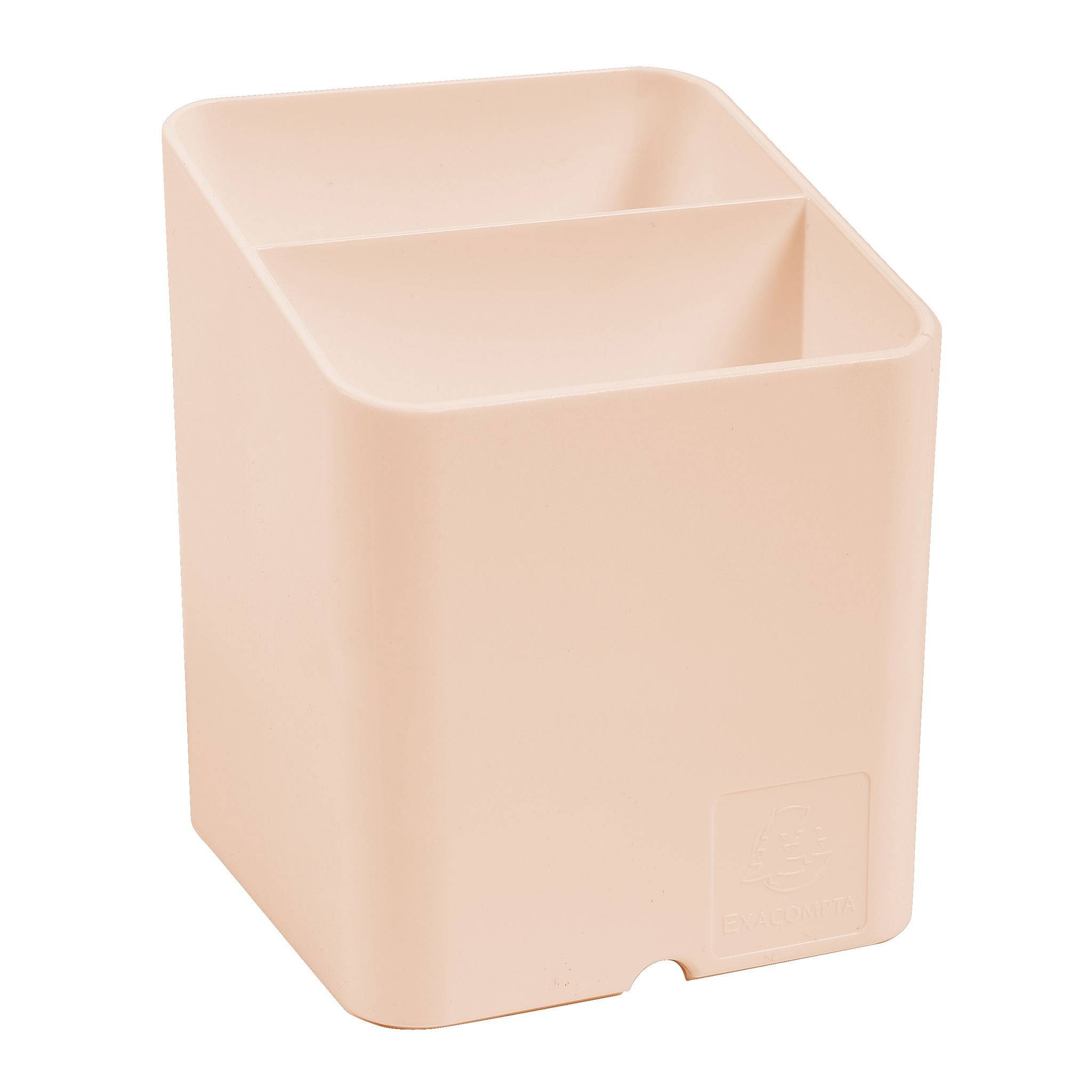 Exacompta 10x Stifteköcher PEN-CUBE, Aquarel - Korallenrot - 67761D