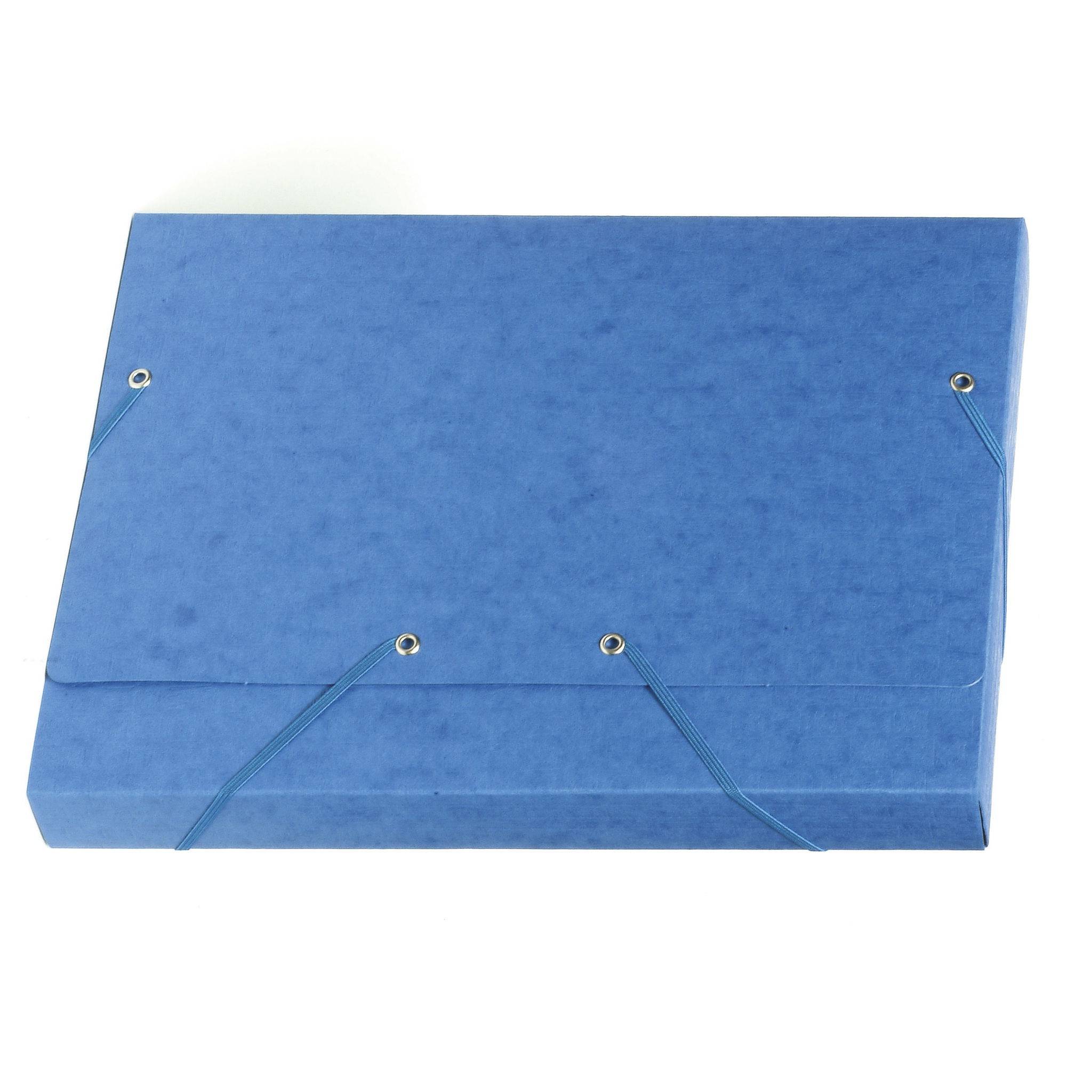 Exacompta 25x Sammelmappe + Gummizug 3 Klappen Karton 425g A4 MAXI Türkis 17112H