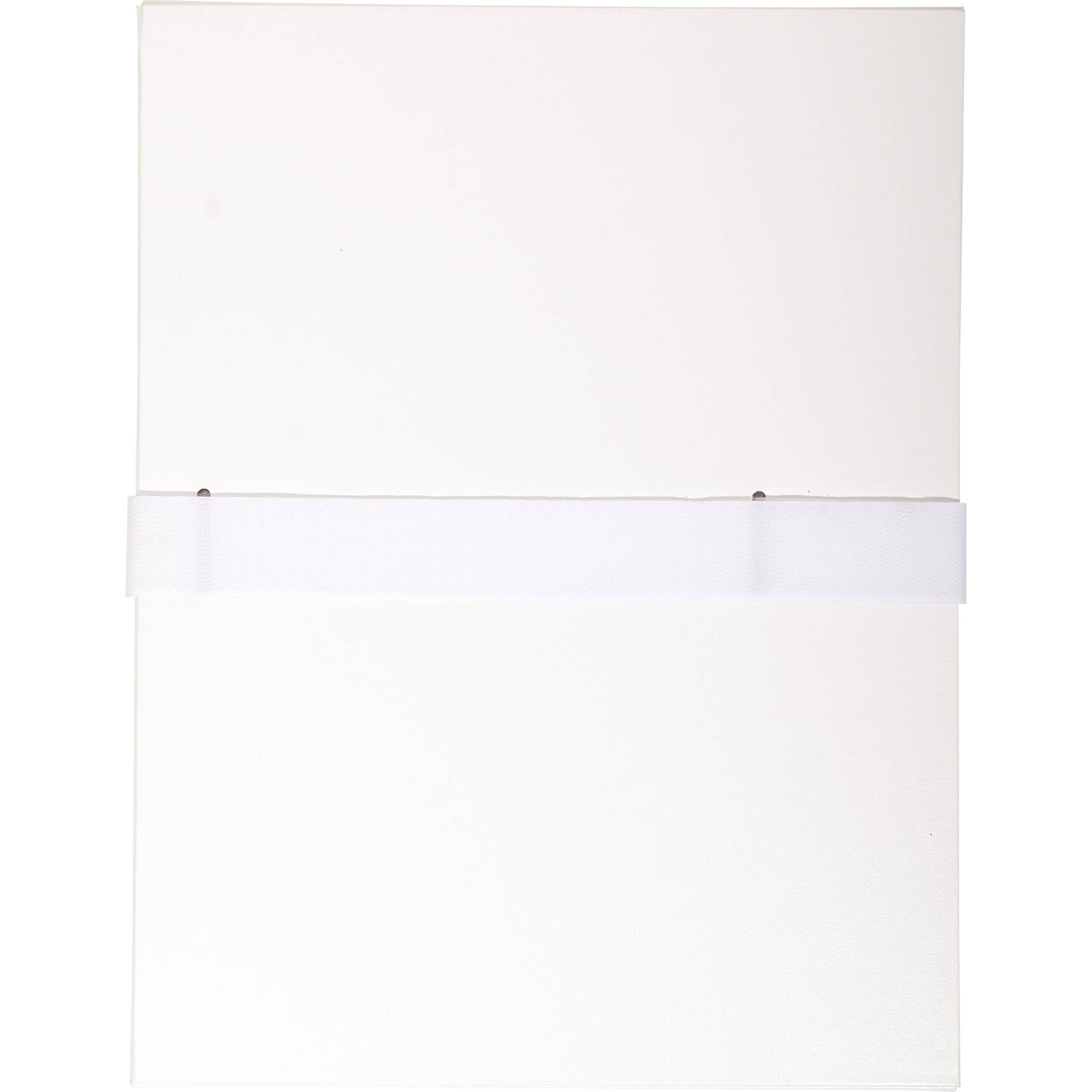 Exacompta 10x Dokumentenmappe dehnbar 1 Klappe Balacronbezug A4 Weiß 631E
