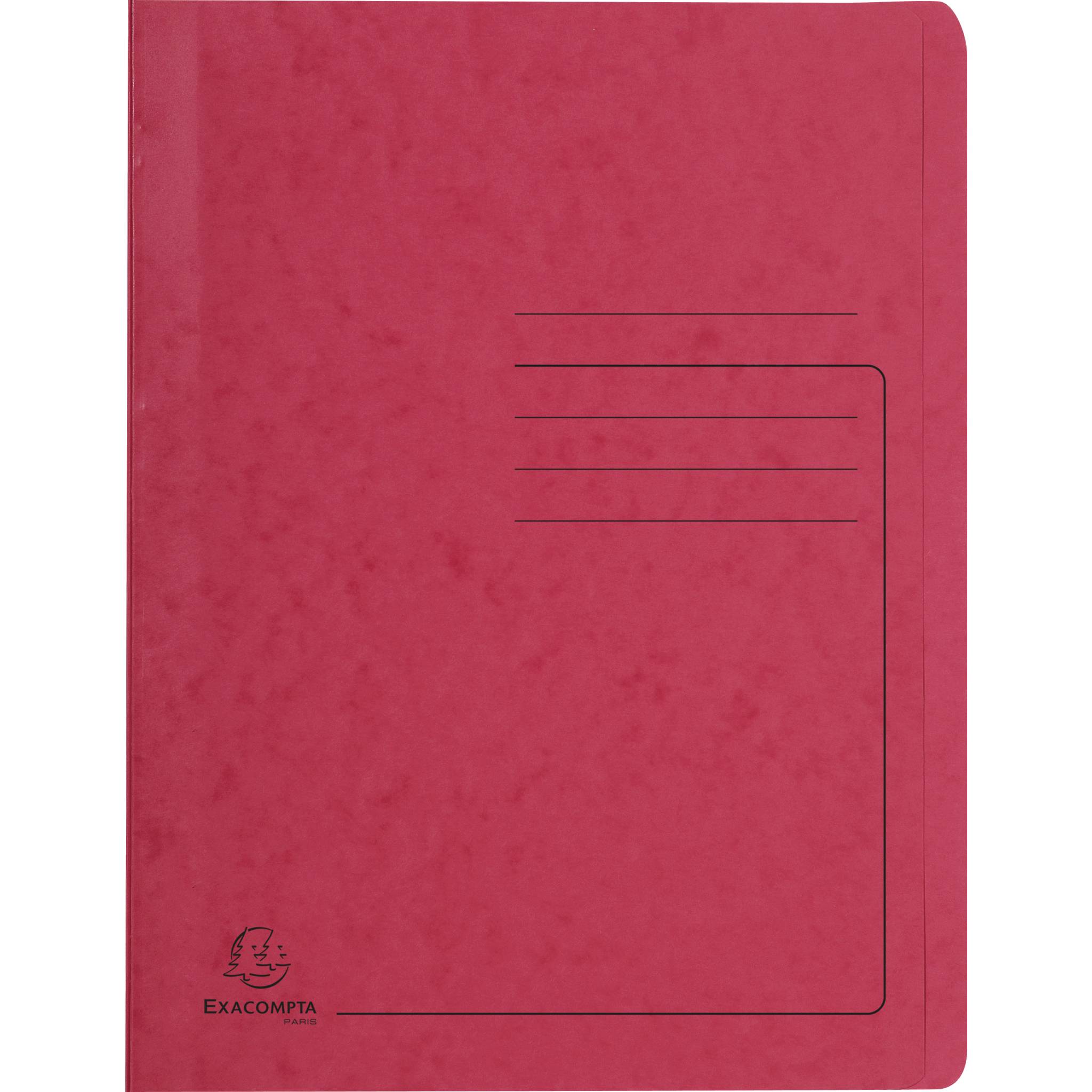 Exacompta 25x Schnellhefter aus Colorspan 355g/m2, A4 - Rot - 39995E