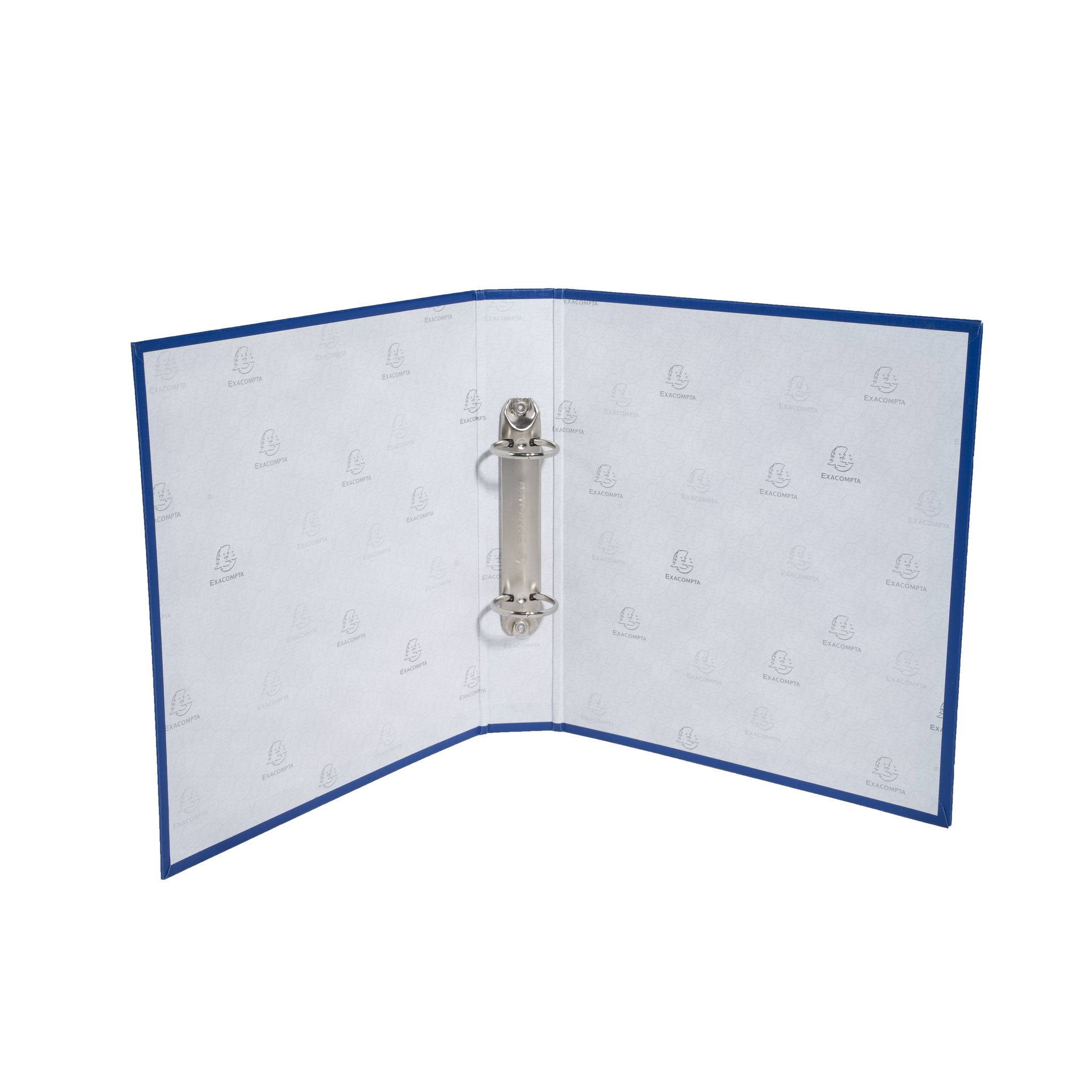 Exacompta 20x Ringbuch Karton PP 18mm 2Ring Rücken 40mm für A5 Blau 51072E