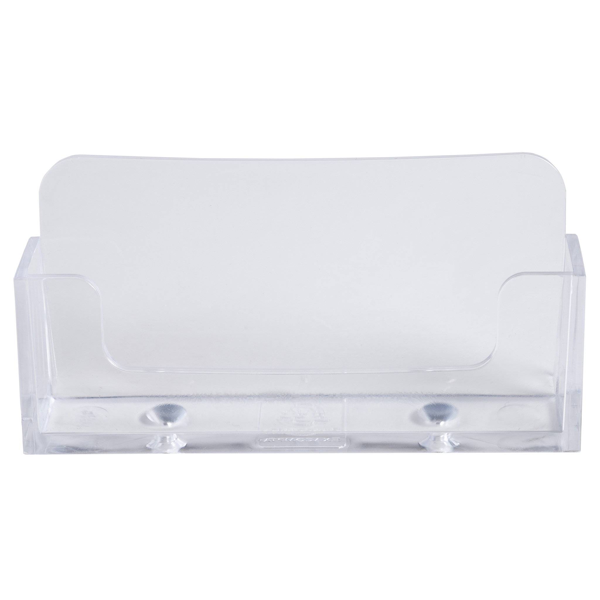 Exacompta 16x Visitenkartenhalter, 1 Fach, Exacryl - Kristall - 71058D