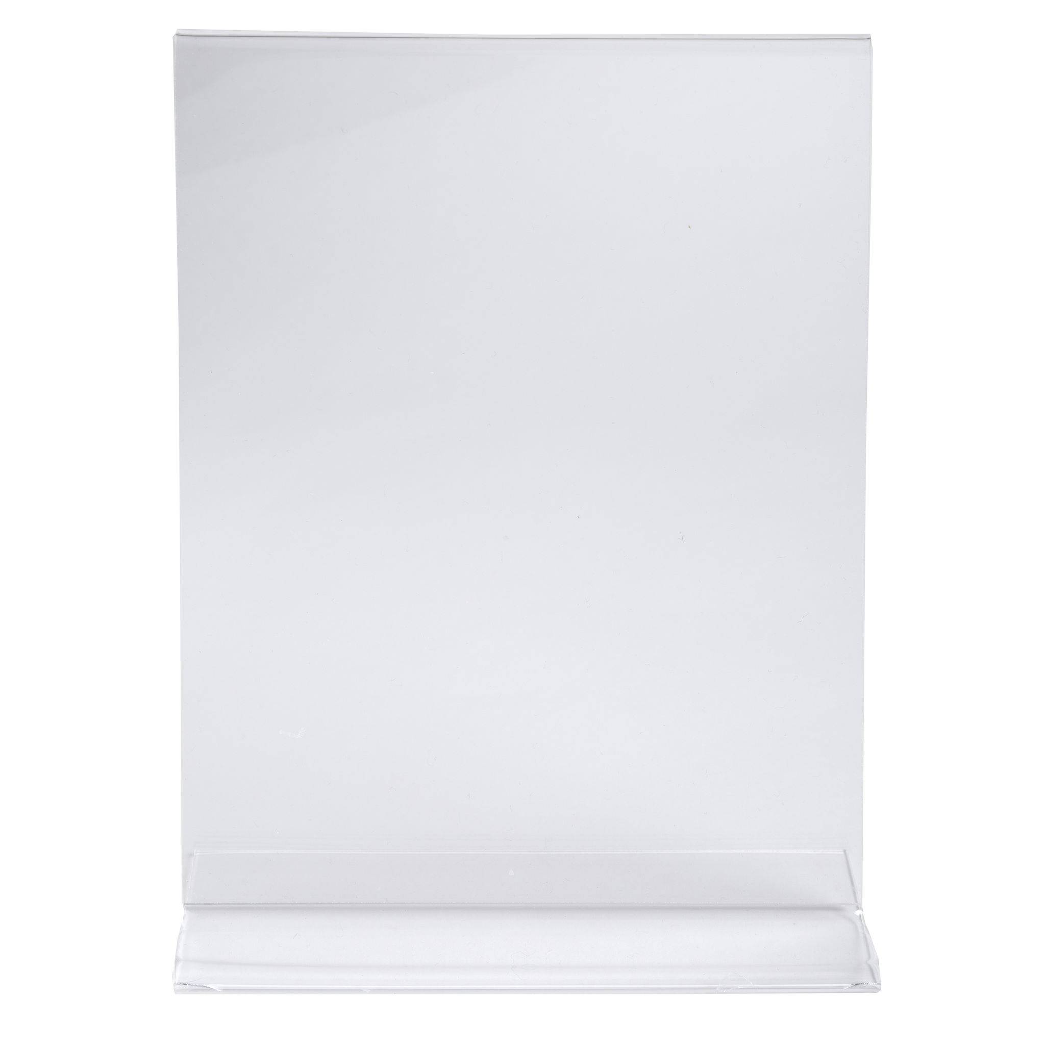 Exacompta 20x gerader Tischaufsteller A4, Hochformat, Exacryl, Kristall, 84158D