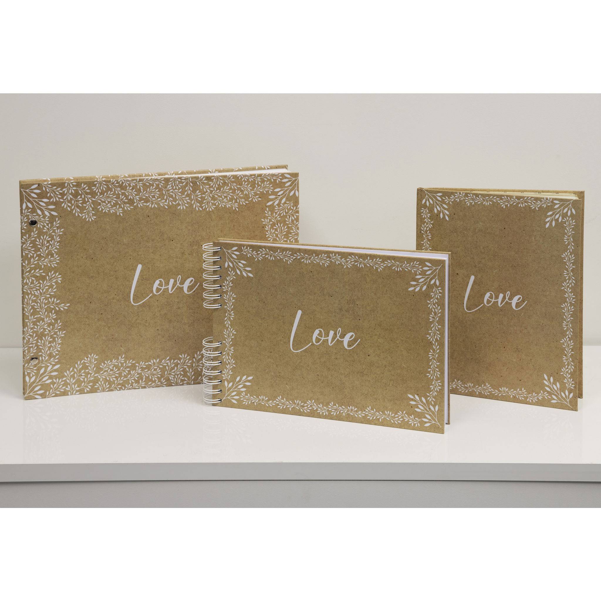 Exacompta Fotoalbum Spiralbindung 50 Seiten weiß Format 32x22cm Motiv 16234E