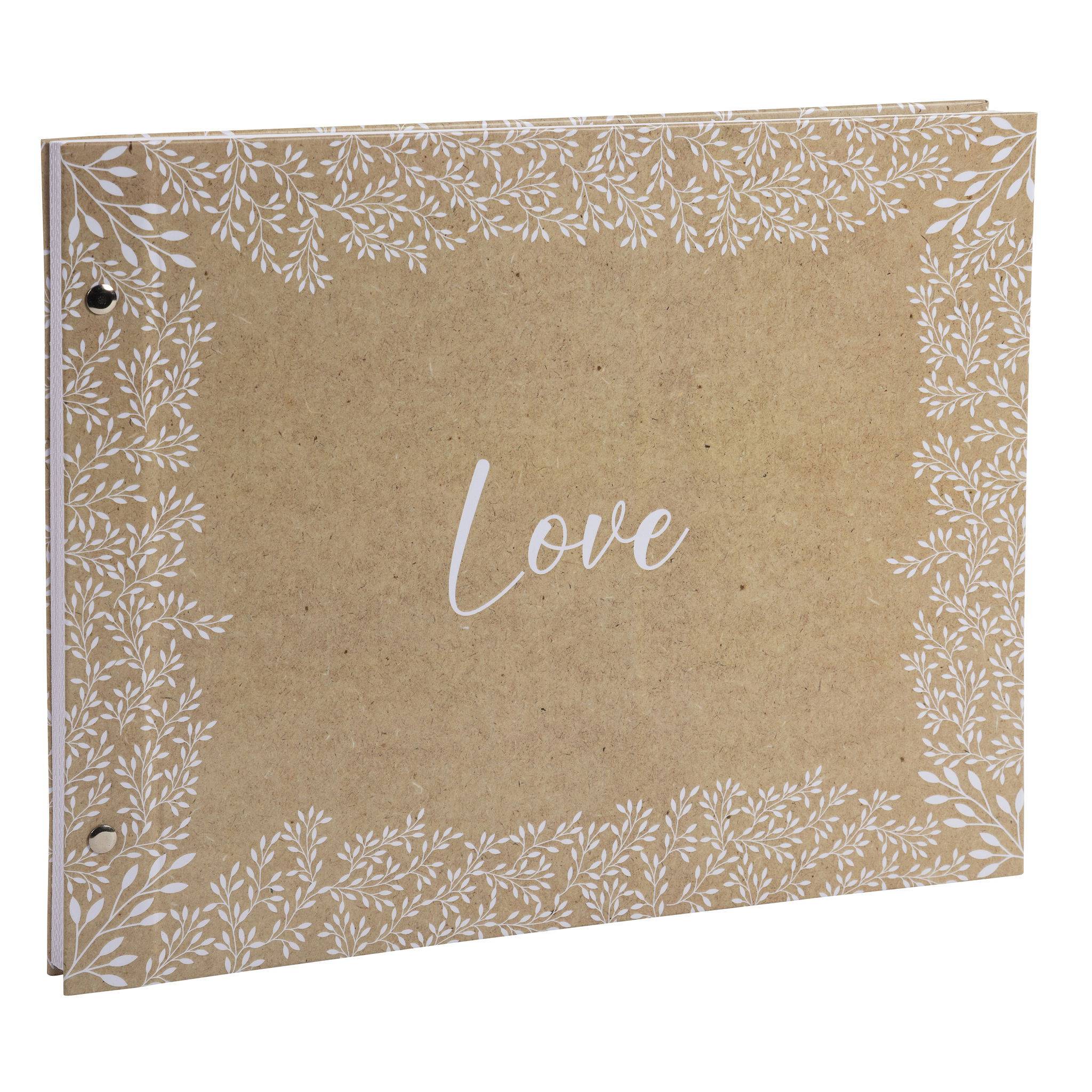 Exacompta Schraubenalbum 40 Seiten weiß, Format 37x29cm, KRAFT, Motiv, 60234E