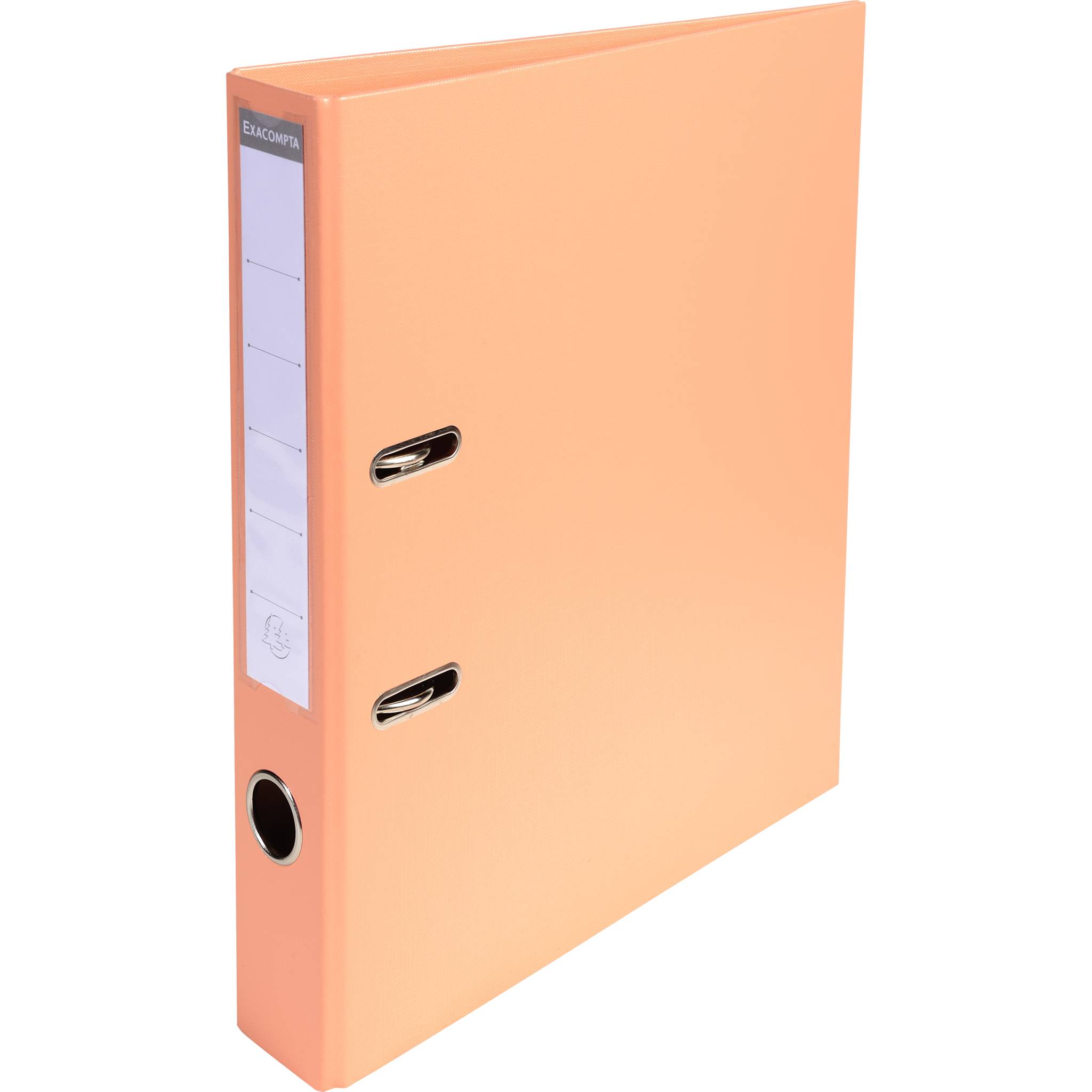 Exacompta 10x Ordner Prem'Touch PVC, Rücken 50mm, 32x29cm A4 Maxi, Lachs, 53505E