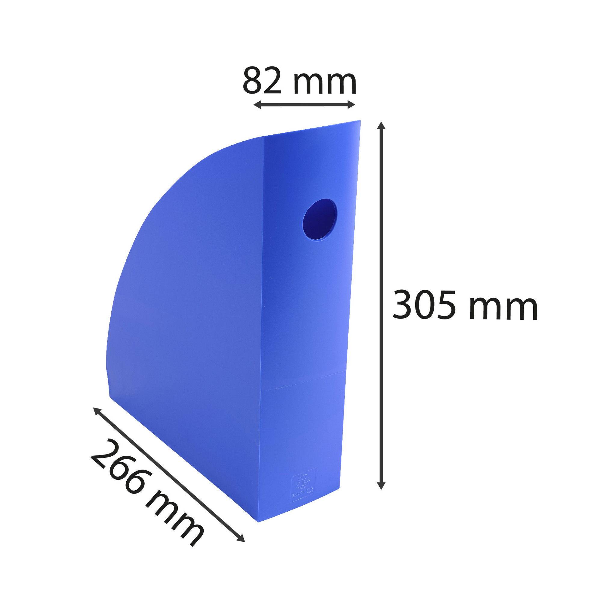 Exacompta 6x Stehsammler MAG-CUBE, Iderama - Eisblau - 18279D
