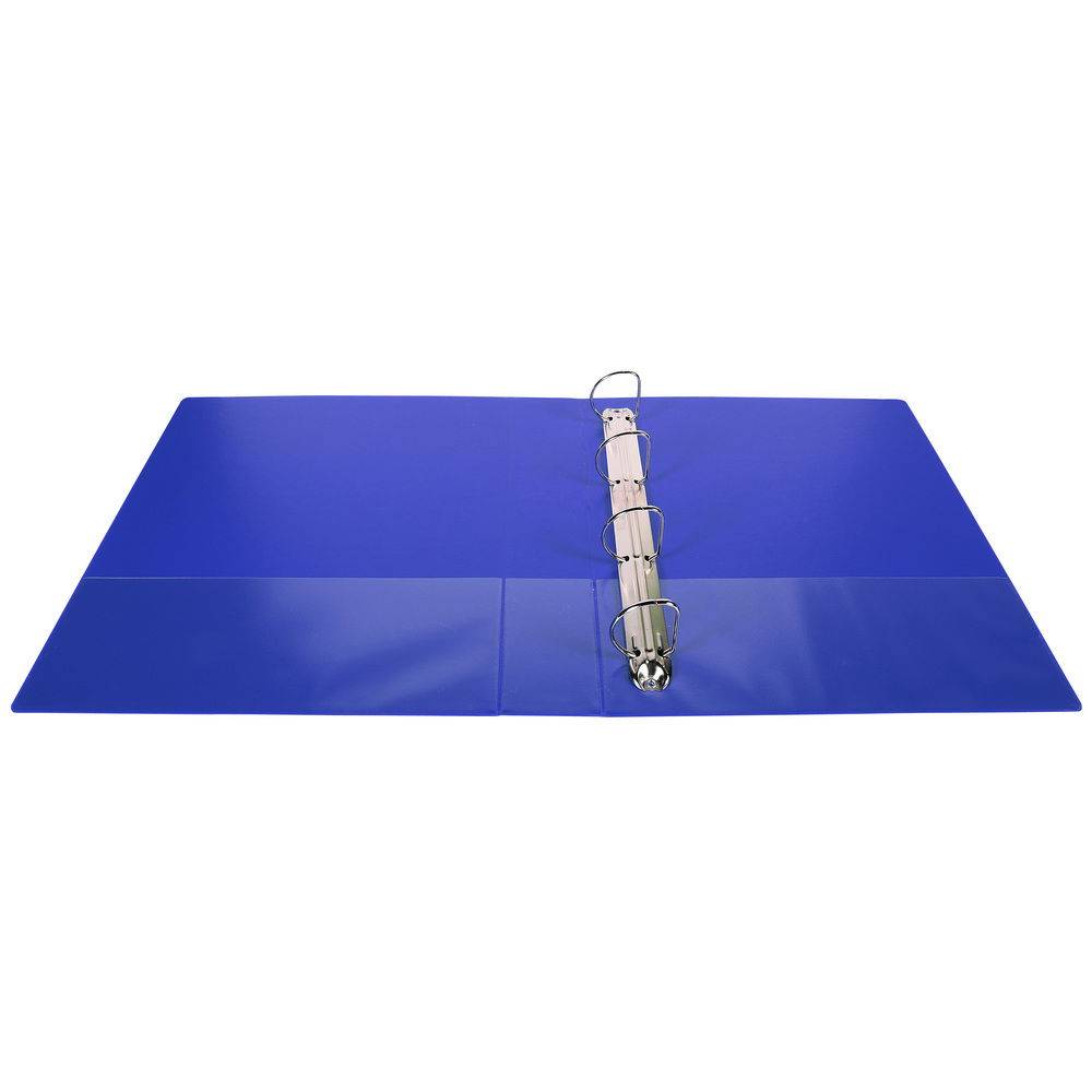 Exacompta 10x Ringbuch PP 4Ring 40mm D Rücken 64mm A4 Maxi Blau 51843BE