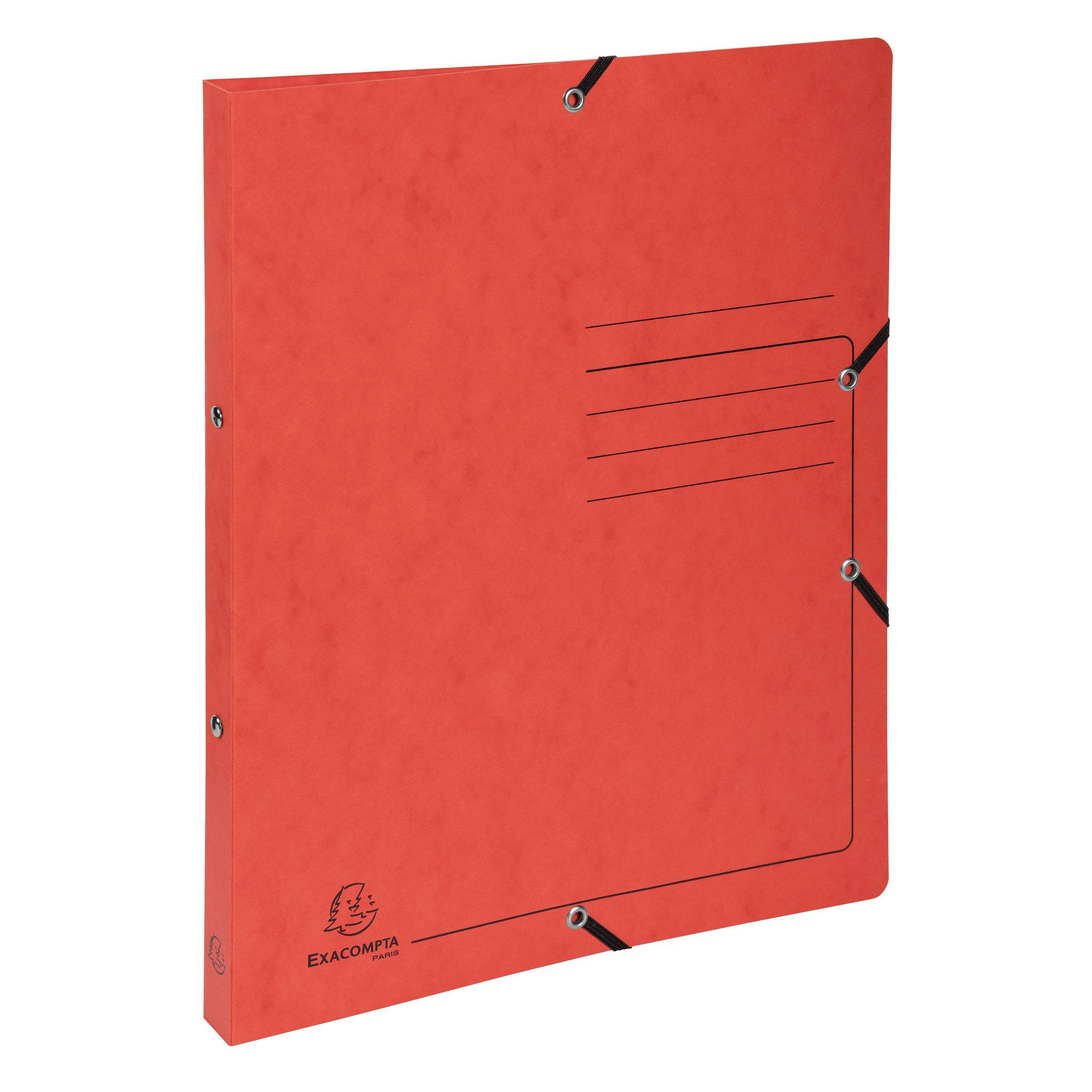 Exacompta 2x Ringhefter A4, 2 Ringe 15mm, Karton, bedruckt, sortiert, 542550E